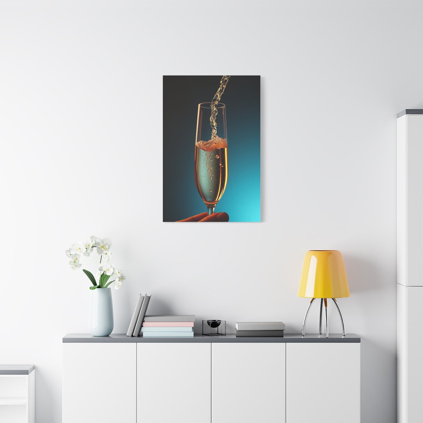 Masterpiece Champagne Art Vision Wall Art & Canvas Print