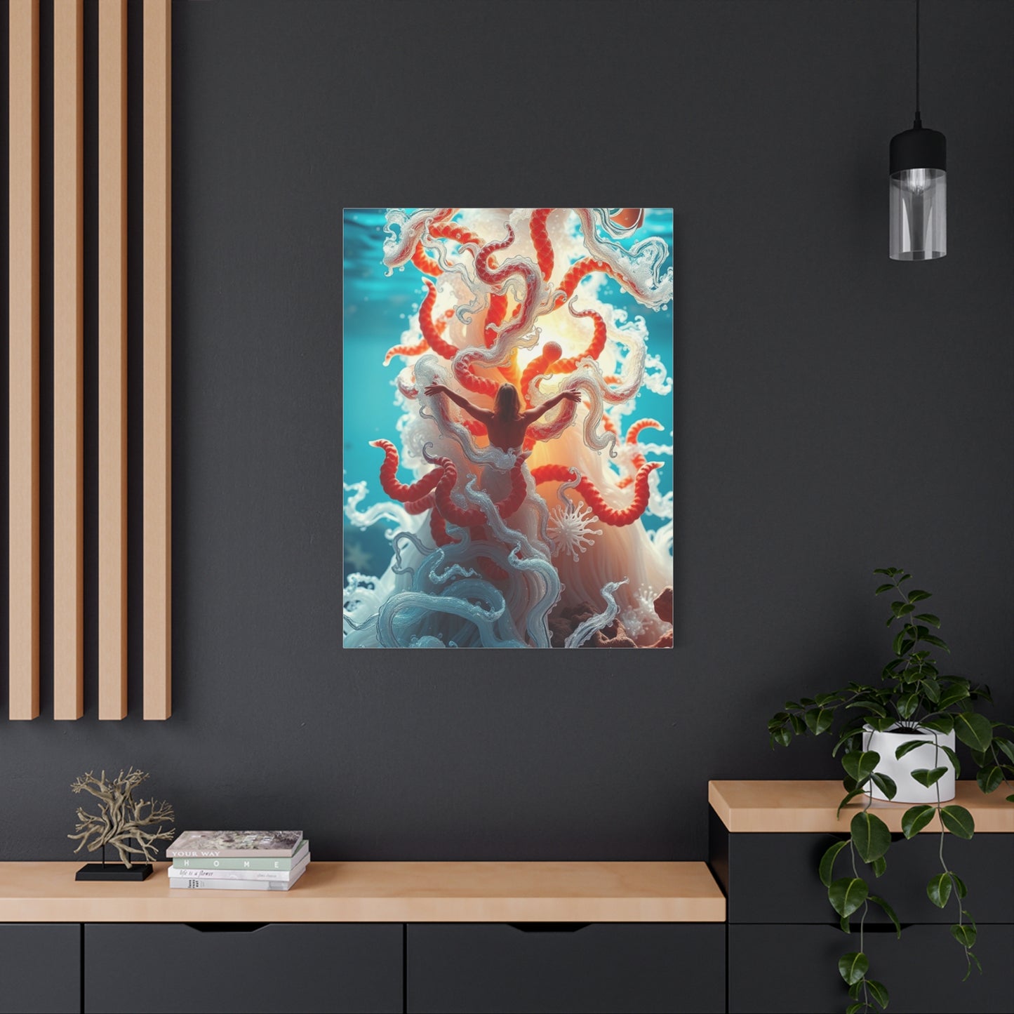 Celestial Waves Masterpiece Wall Art & Canvas Print