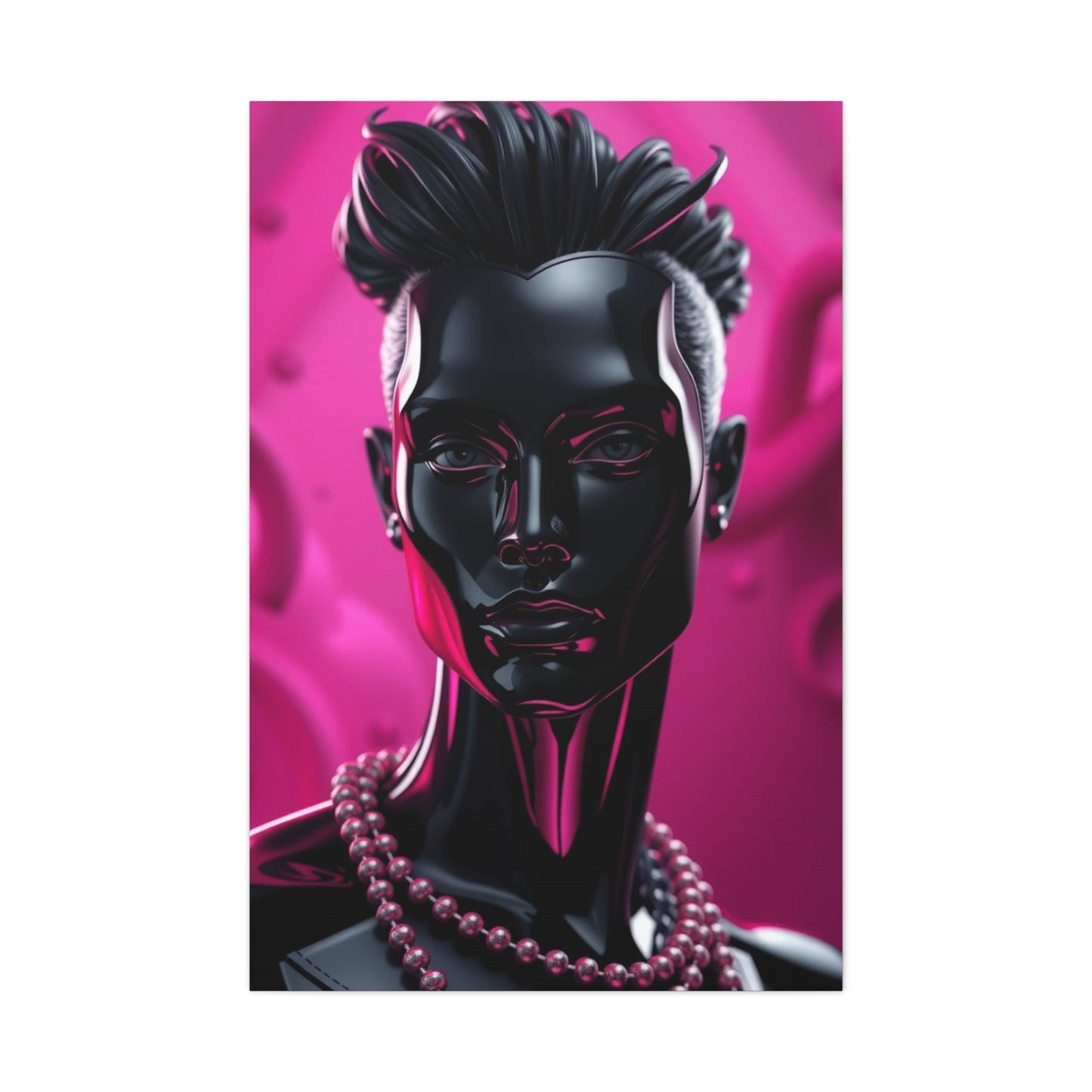 Black & Pink Art Supreme Gallery Wall Art & Canvas Print