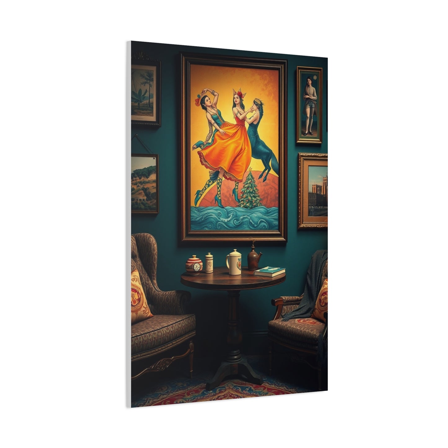 Nostalgic Artistry Display Wall Art & Canvas Print