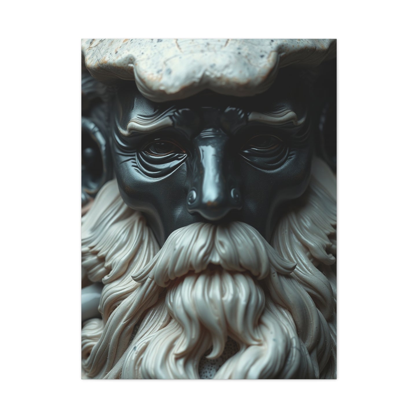 Supreme Charcoal, Onyx, and Ivory Art Collection Wall Art & Canvas Print