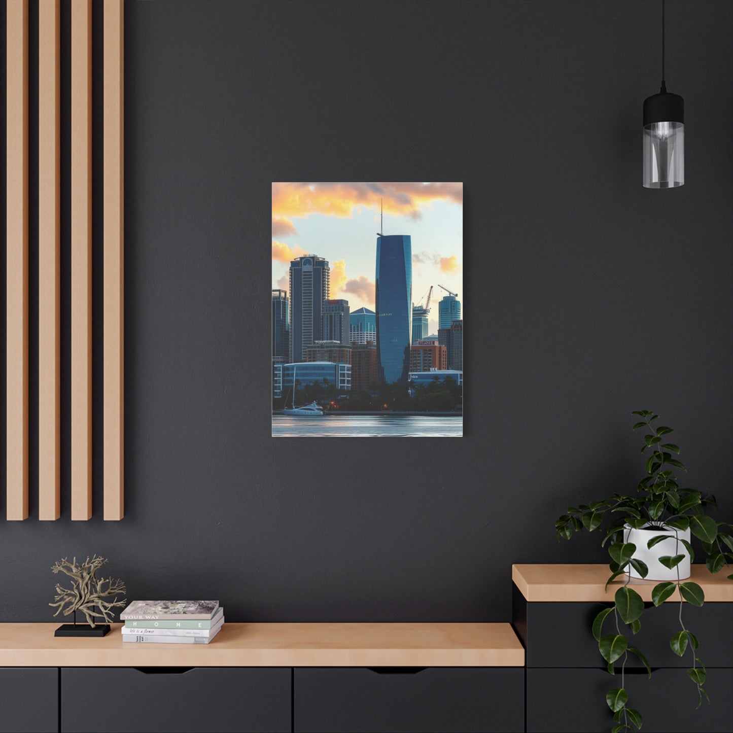 Glamourous Urban Vista Canvas Wall Art & Canvas Print