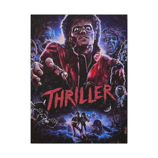 Thriller Horror Movie Poster Wall Art & Canvas Prints