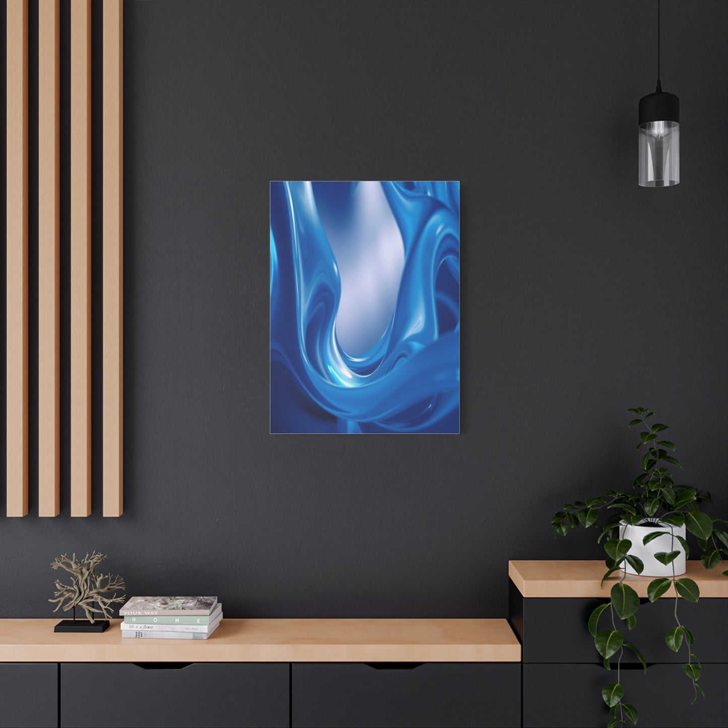 Blue Music Art Luxury Canvas Wall Art & Canvas Print