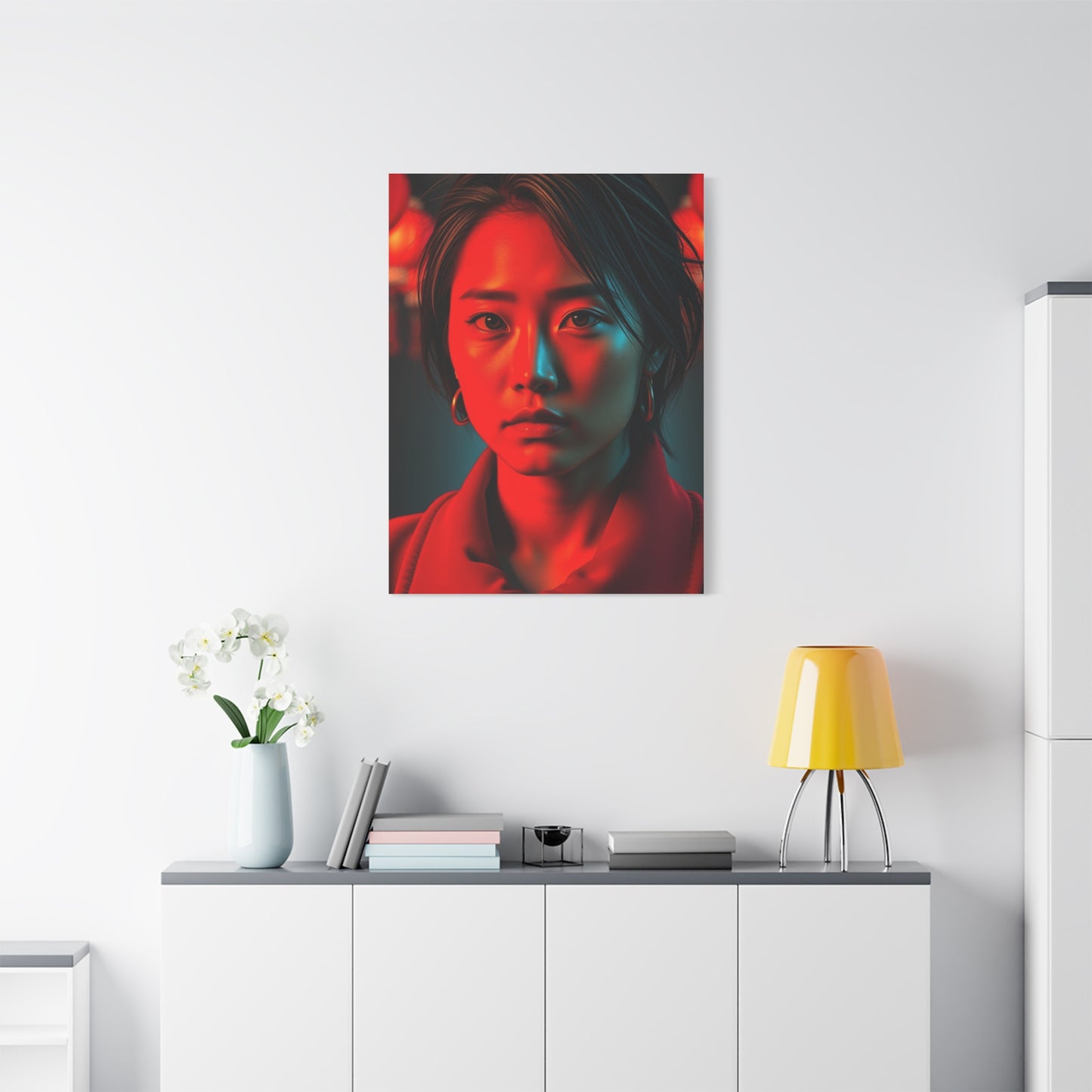 Burgundy Opulence Canvas Wall Art & Canvas Print