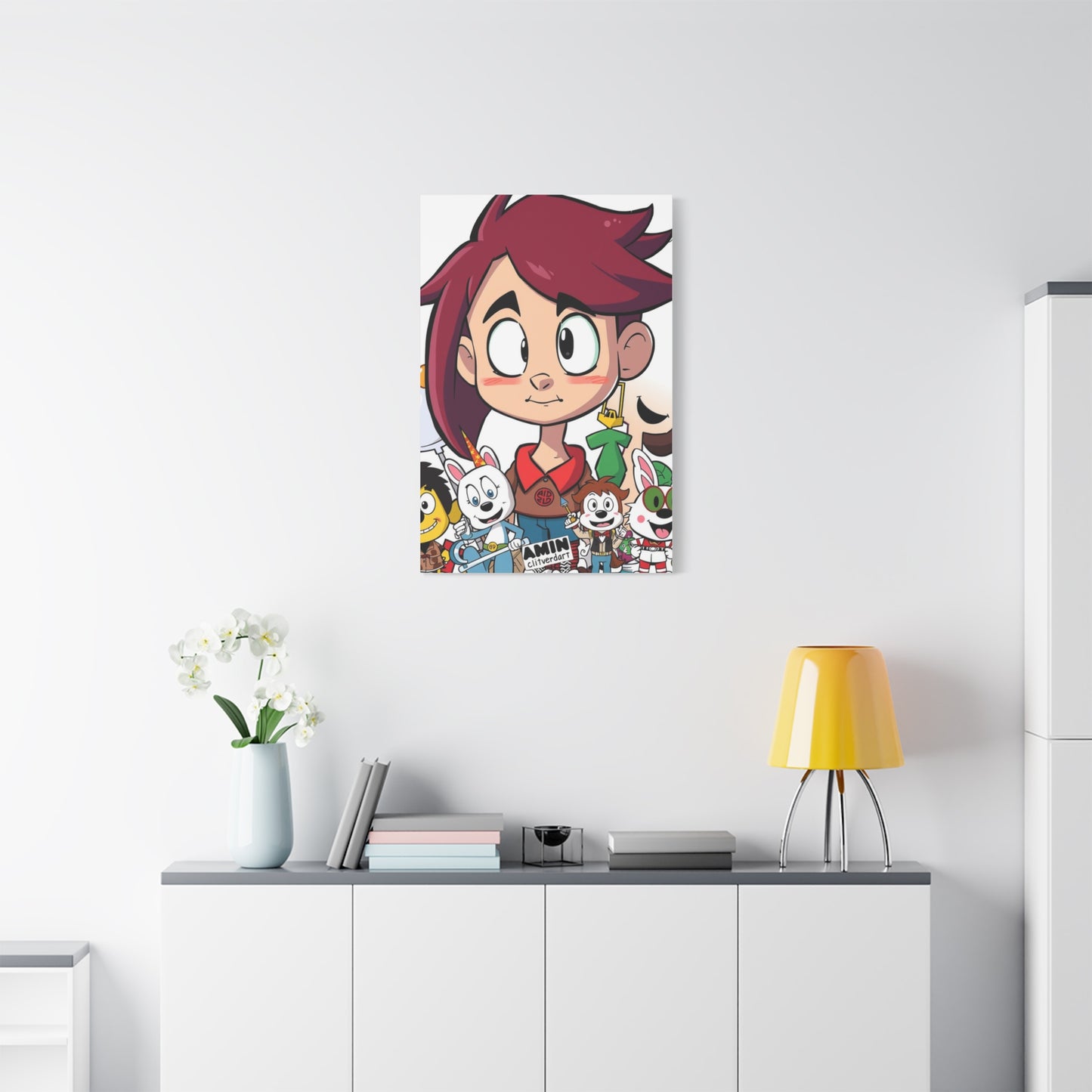 Refined Sketch Collage Wall Art & Canvas Print