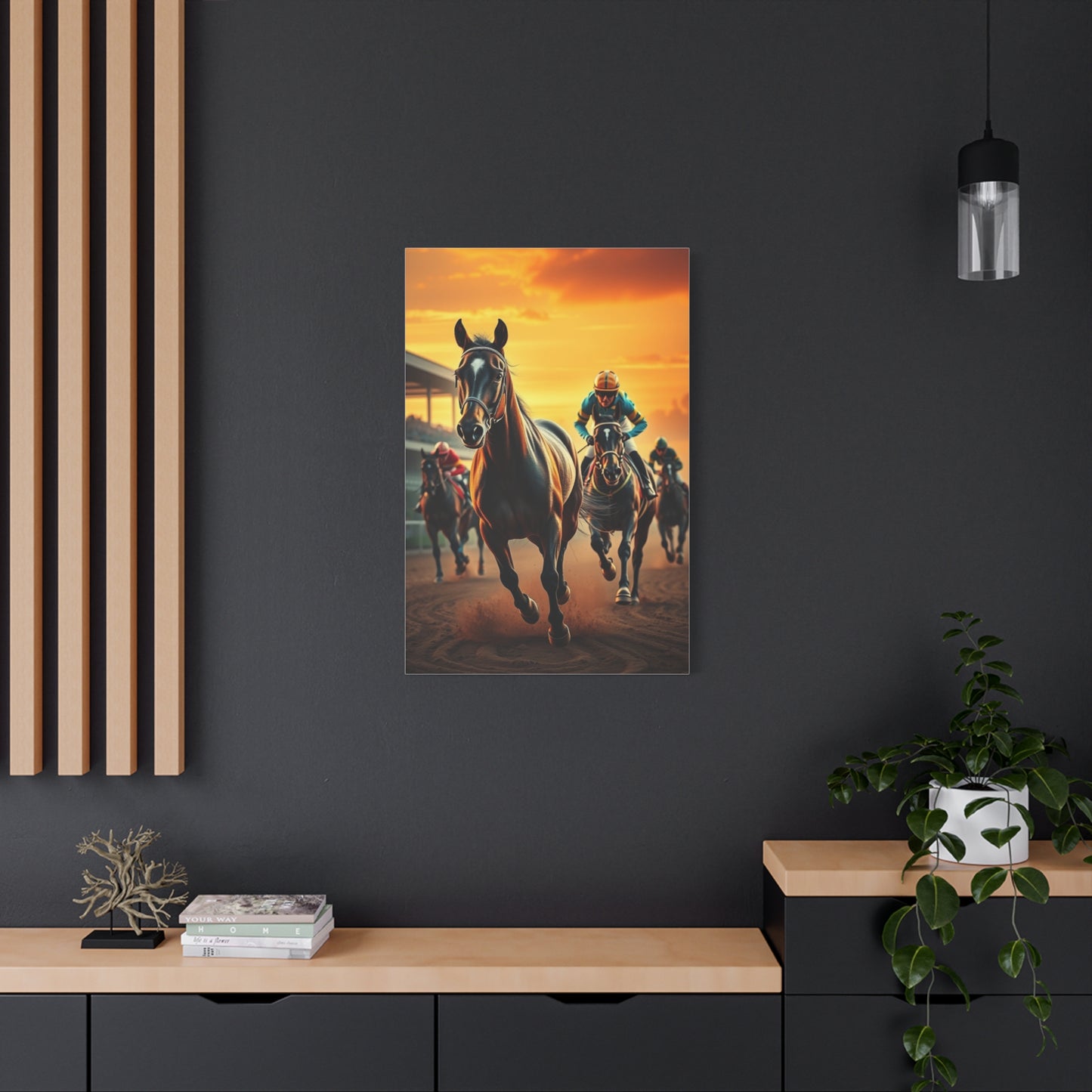 Elite Horse Racing Art Vision Wall Art & Canvas Print