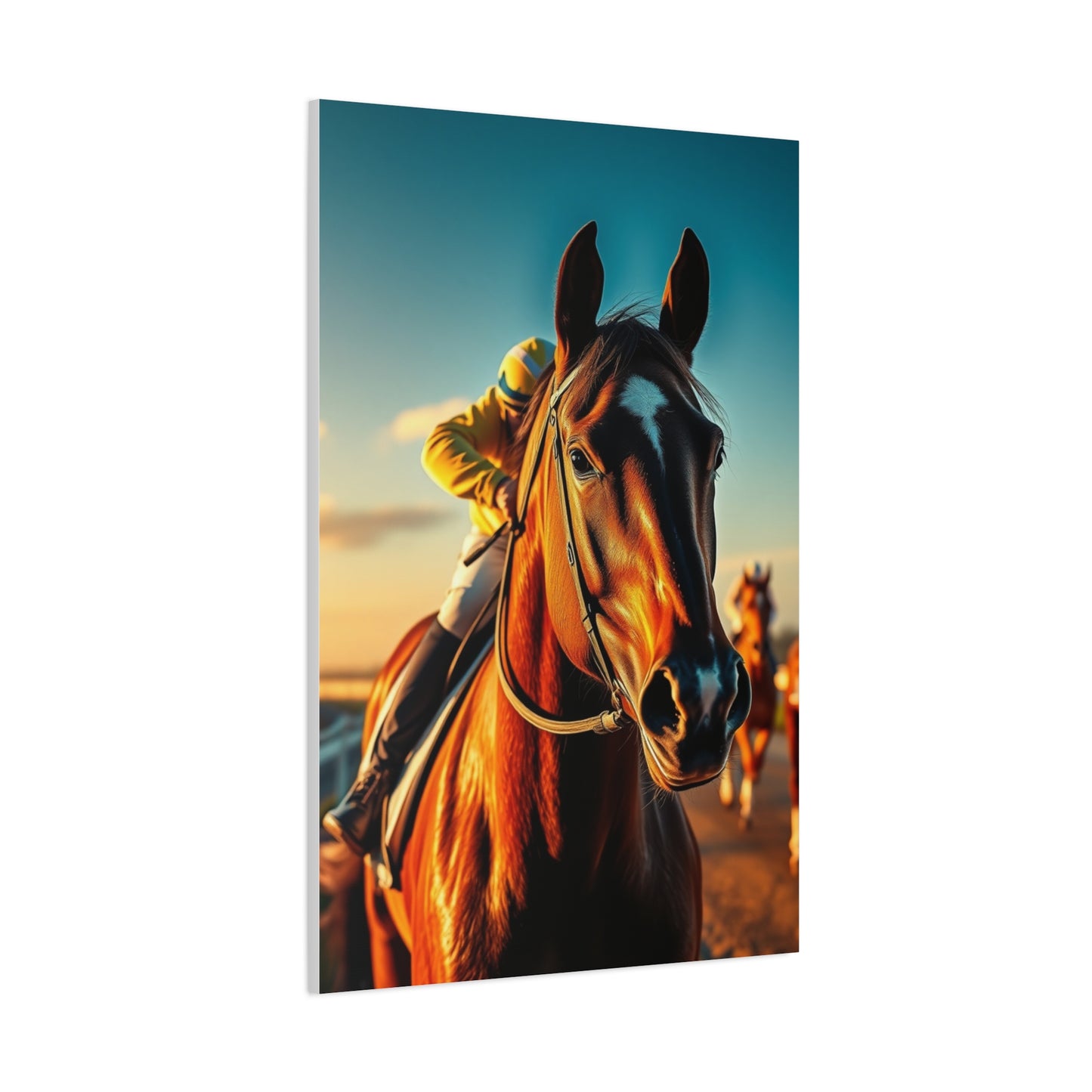 Masterpiece Horse Racing Art Vision Wall Art & Canvas Print