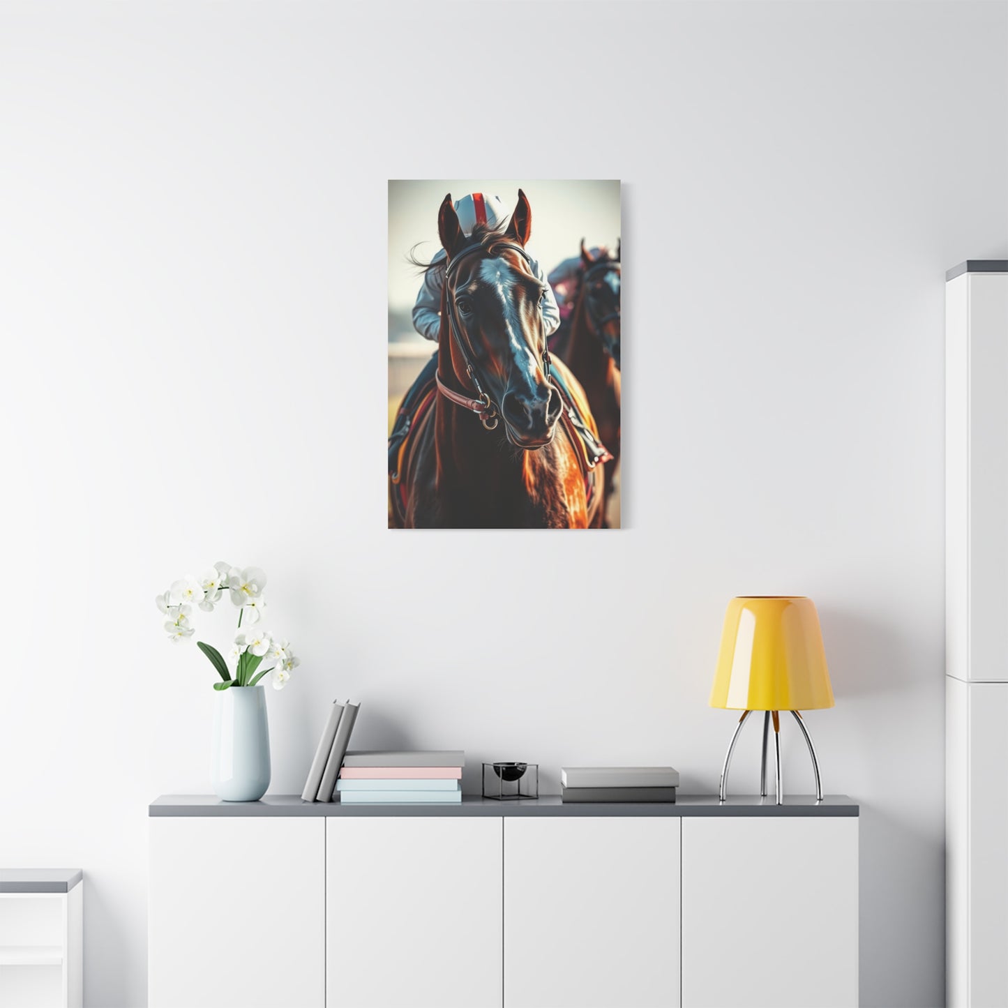 Masterpiece Horse Racing Art Vision Wall Art & Canvas Print