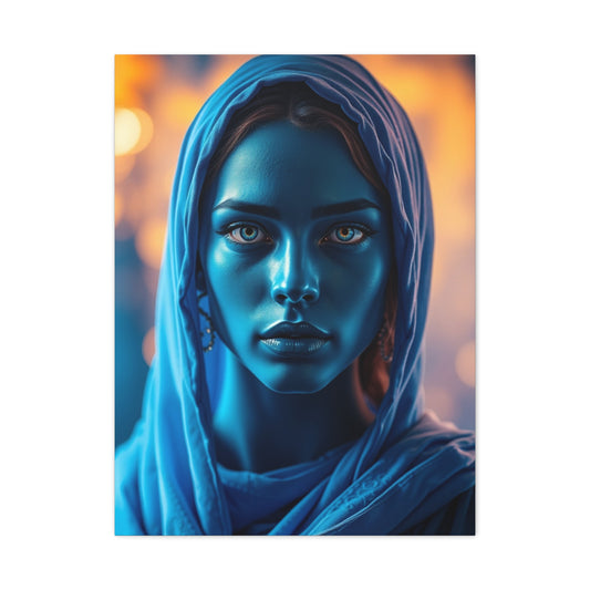 Celestial Azure Composition Wall Art & Canvas Print