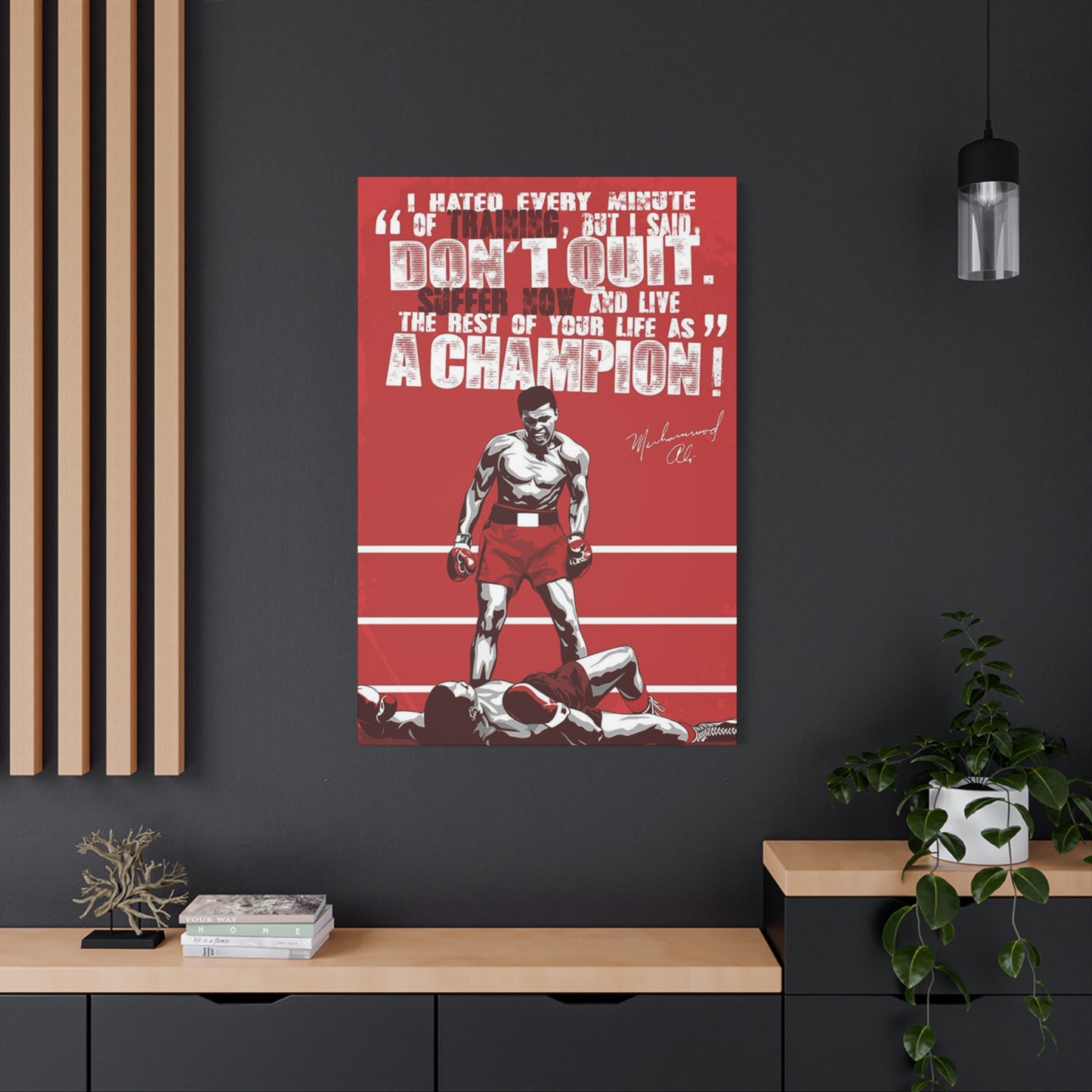 Mahummad Ali Poster Wall Art & Canvas Prints