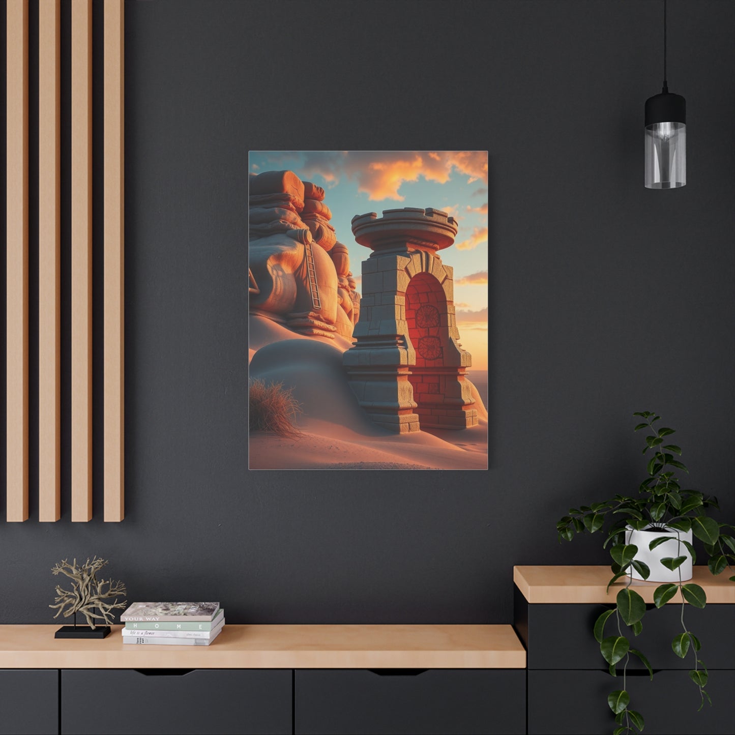 Starlit Dune Panorama Wall Art & Canvas Print