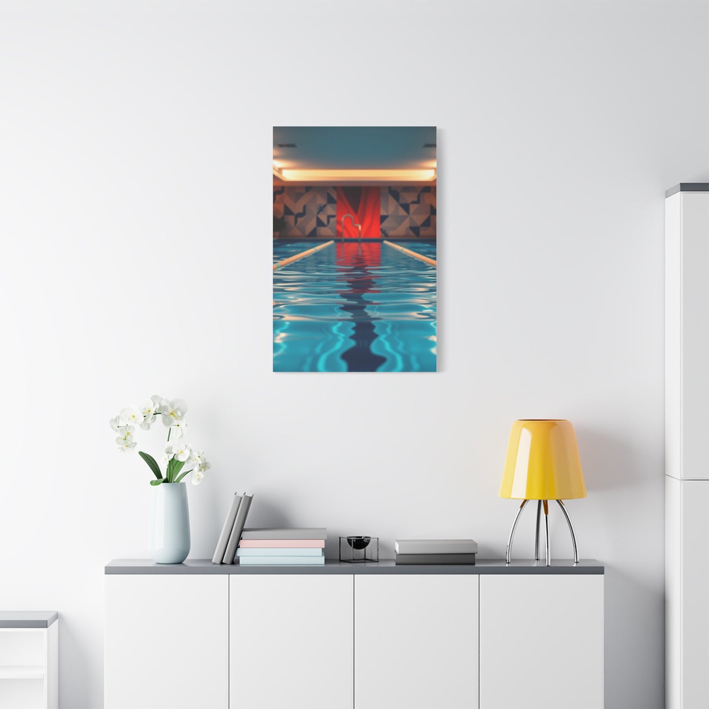 Swimming Pool Art Refined Canvas Wall Art & Canvas Print