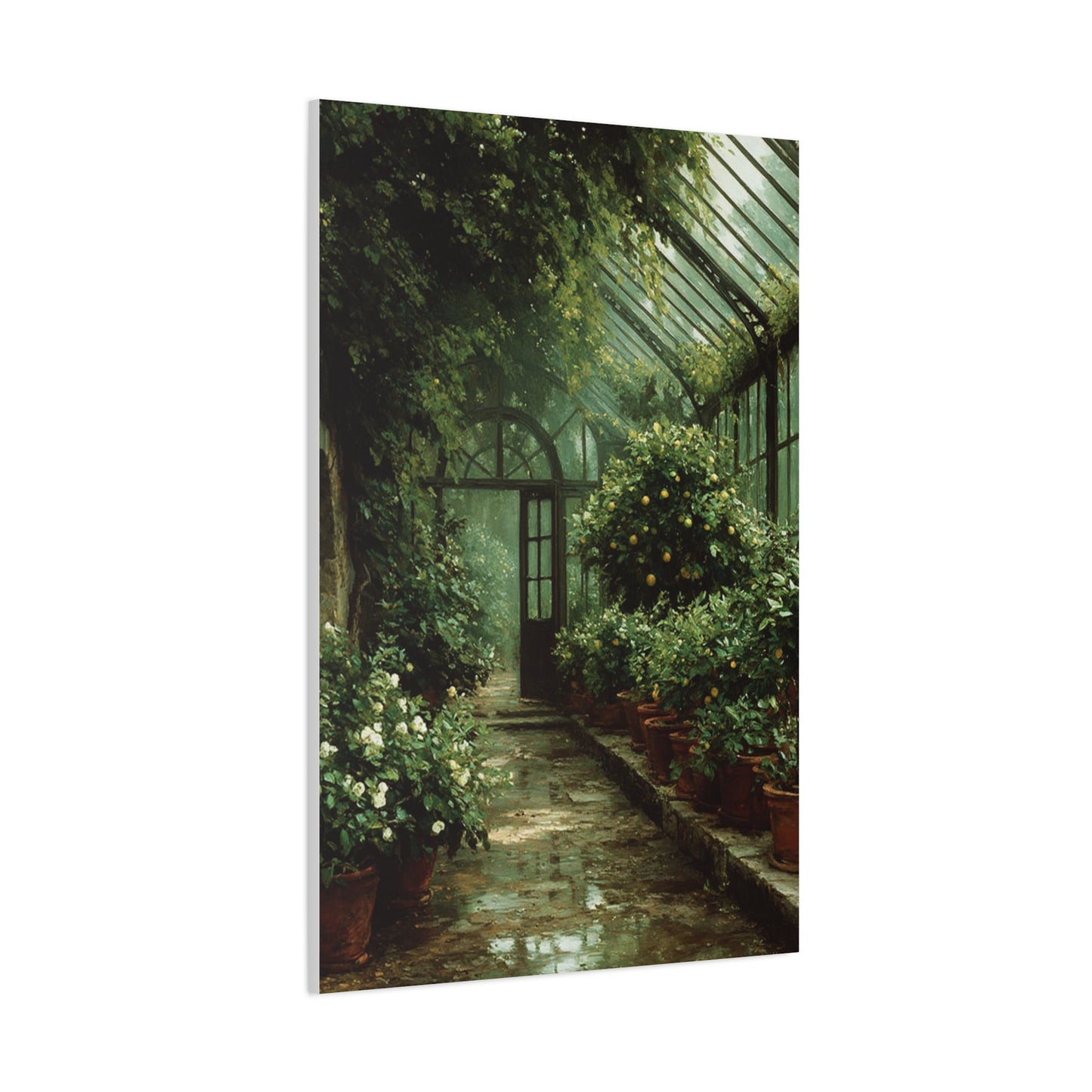 Vintage Greenhouse Garden Wall Art & Canvas Print