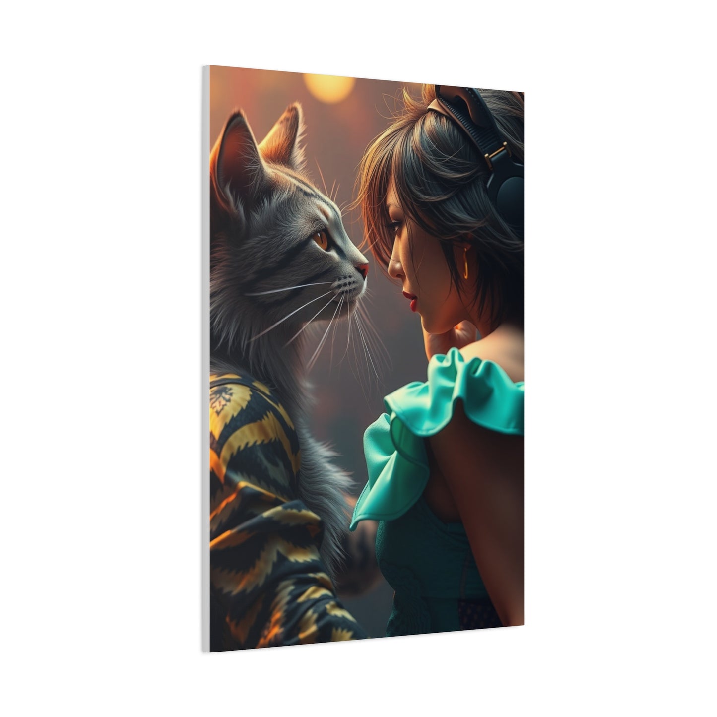 Masterpiece Catfight Art Vision Wall Art & Canvas Print