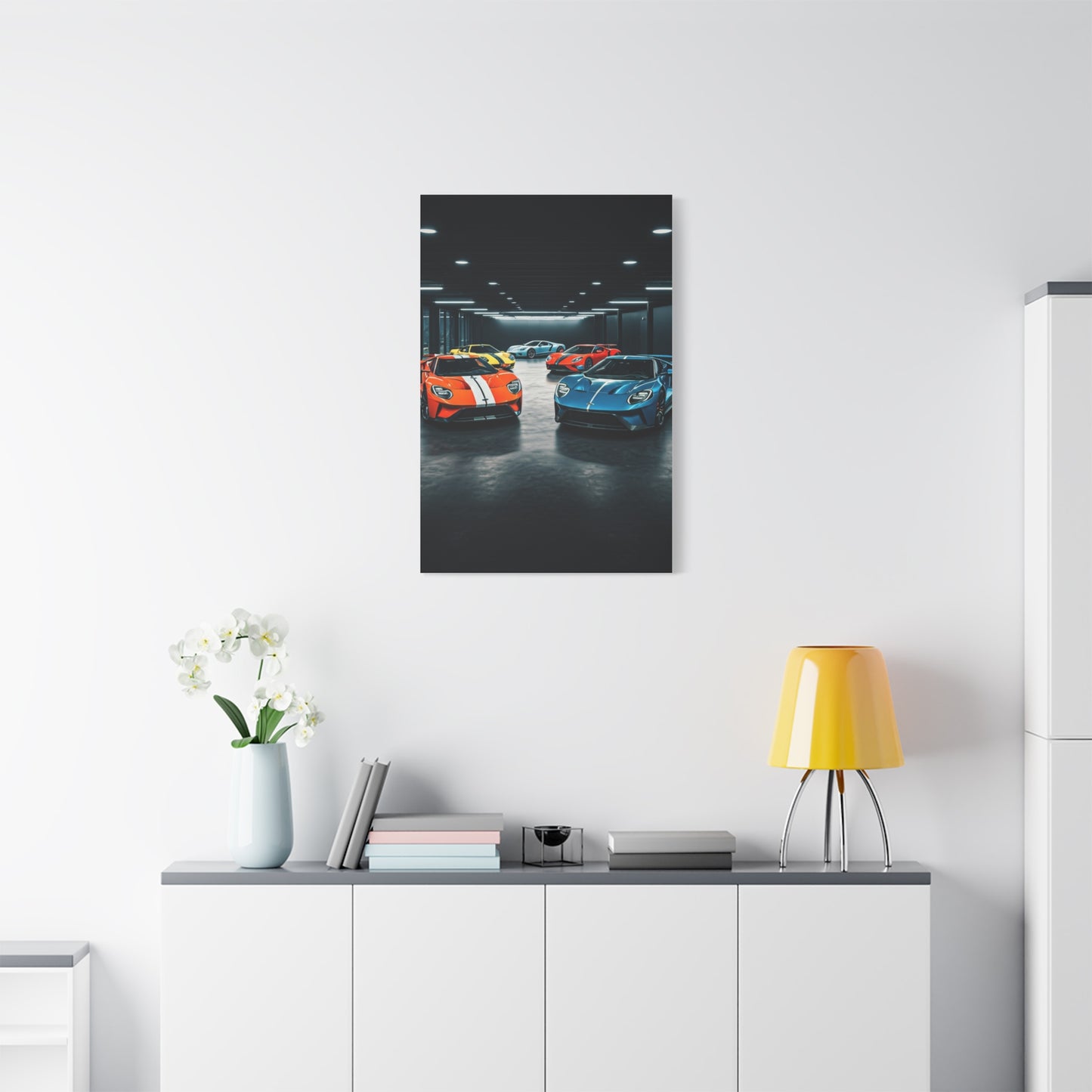 Ford GT Heritage Dream Garage Wall Art & Canvas Prints