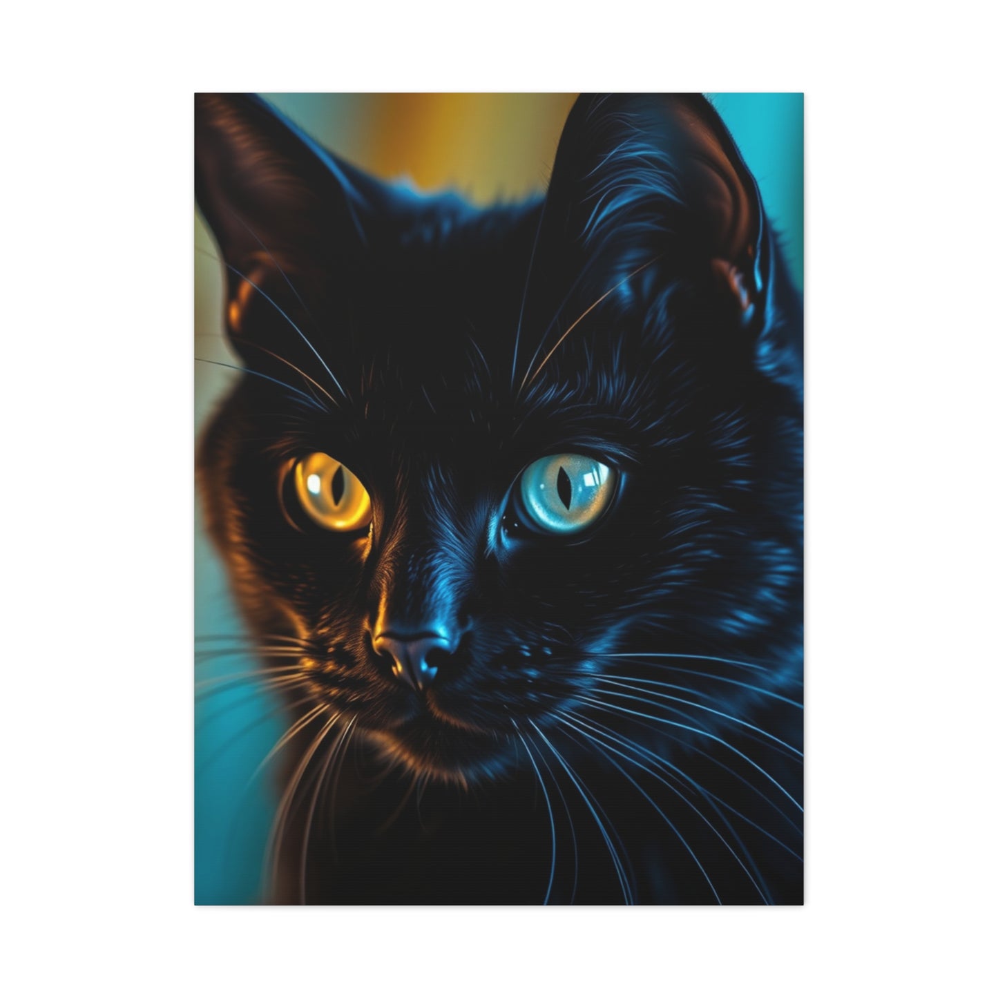 Black Cat Art Supreme Gallery Wall Art & Canvas Print