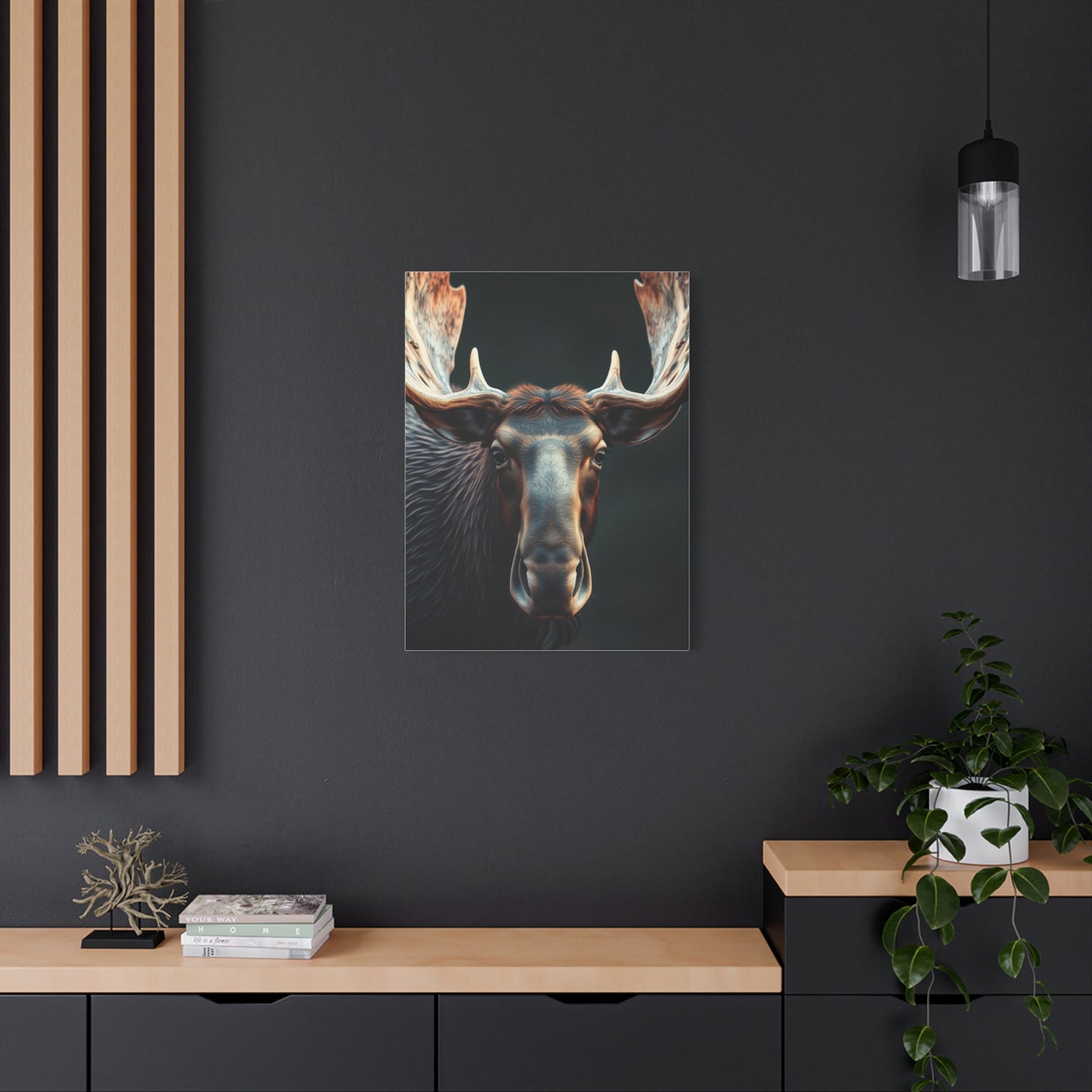 Masterpiece Moose Art Vision Wall Art & Canvas Print