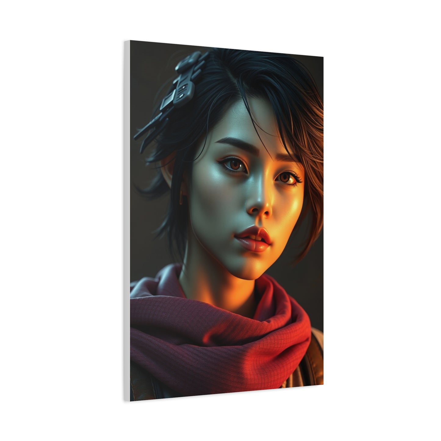 Serene Pixel Serenade Wall Art & Canvas Print