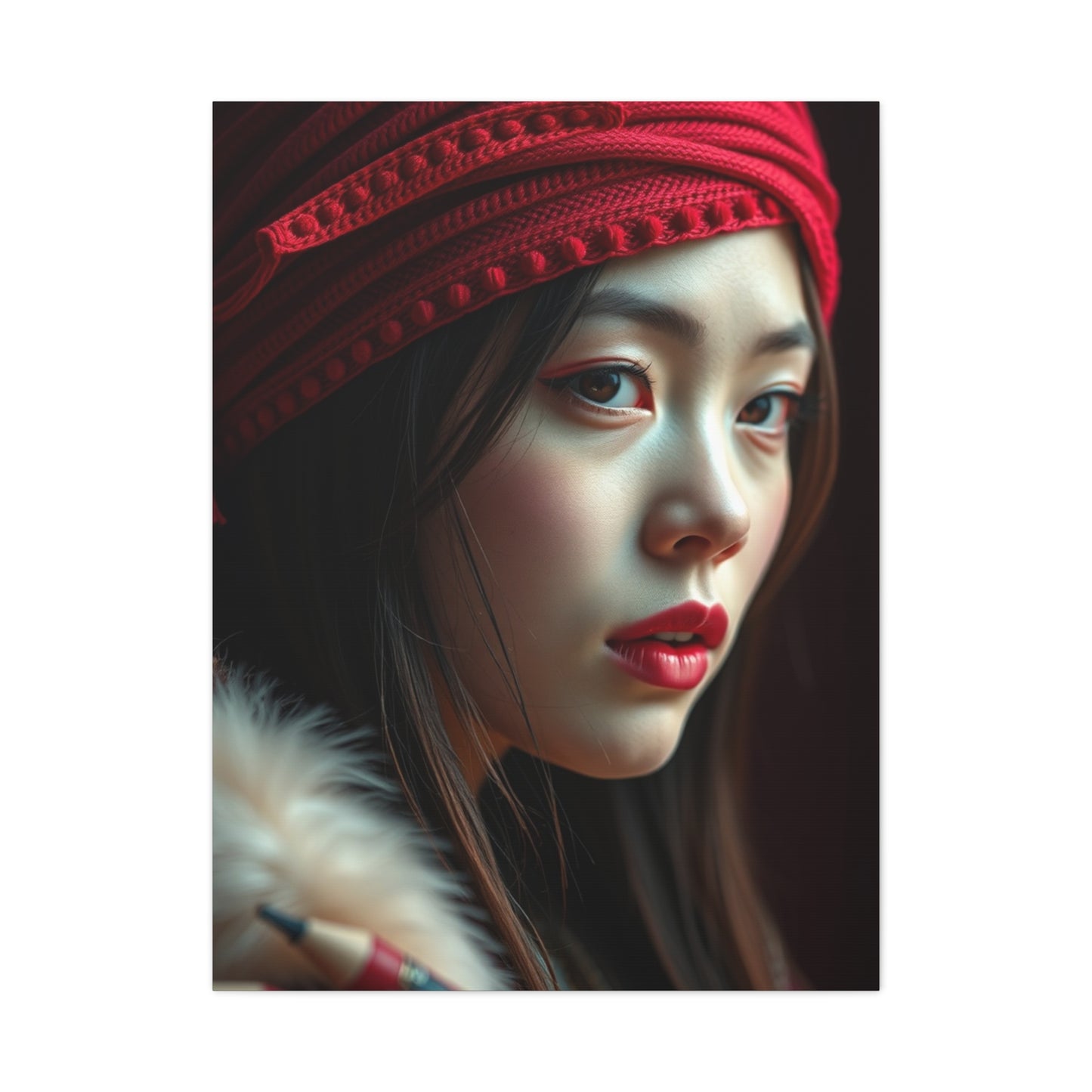 Vermilion Allure Artwork Wall Art & Canvas Print