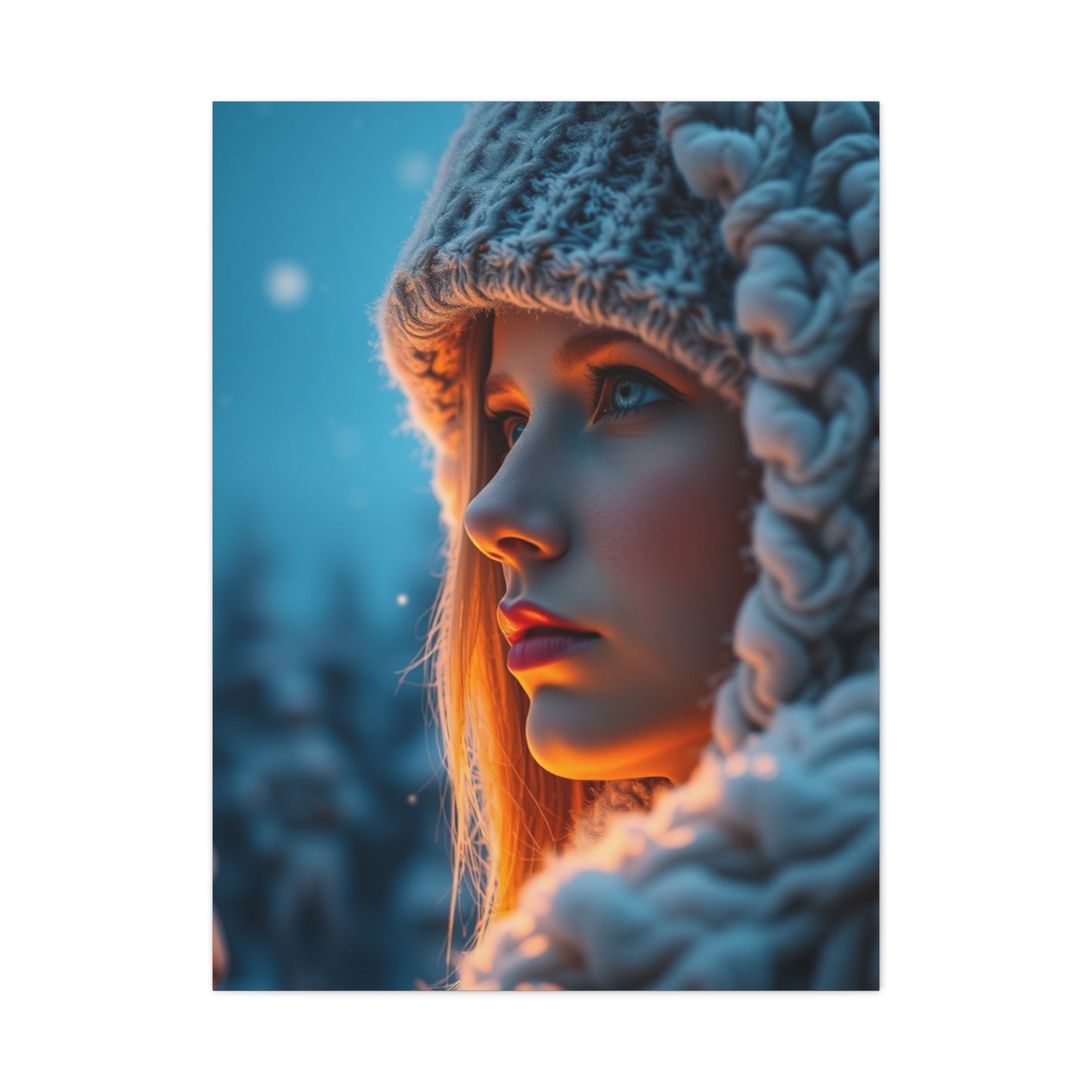 Ethereal Winter Panorama Wall Art & Canvas Print