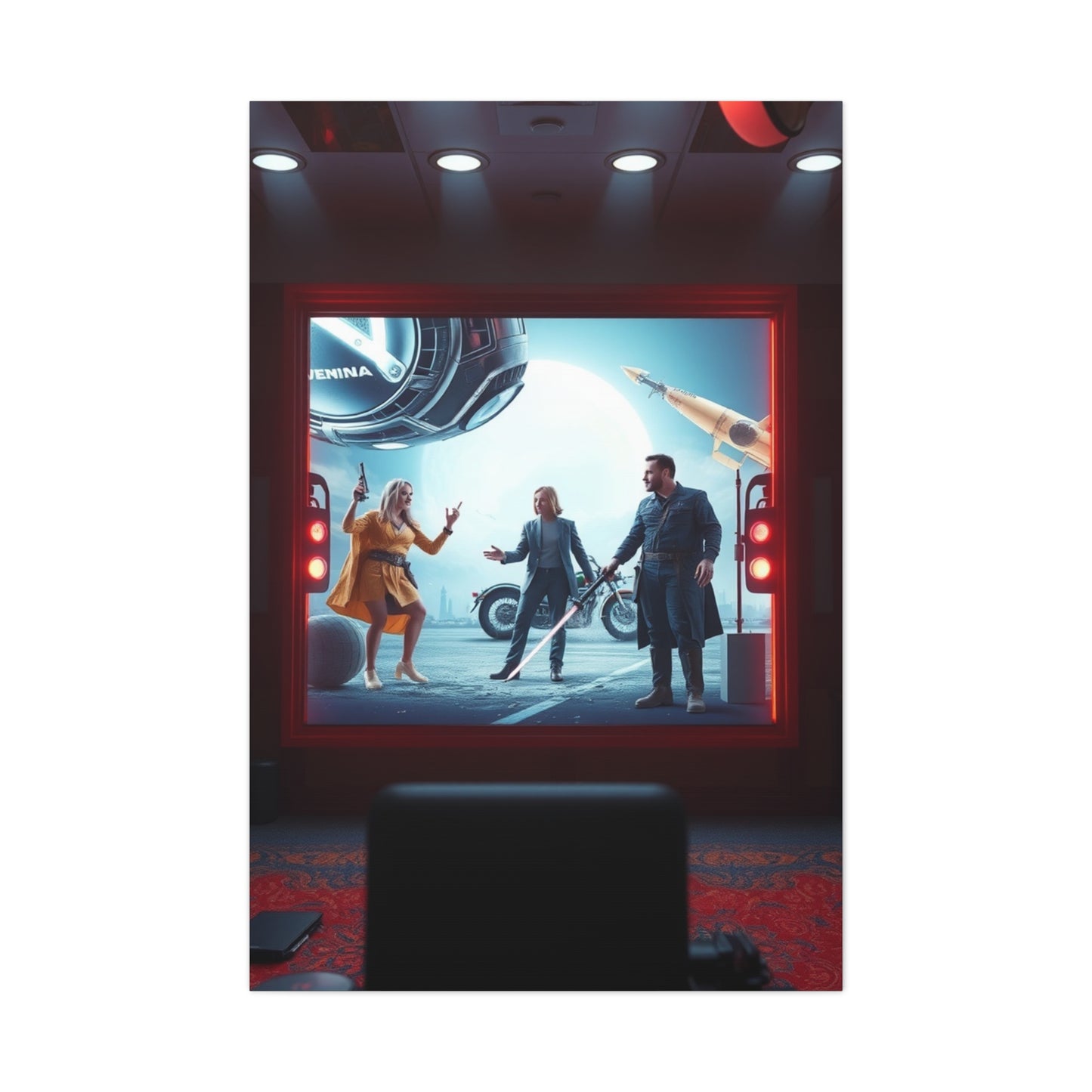 Silver Screen Inspirations wall art & canvas print