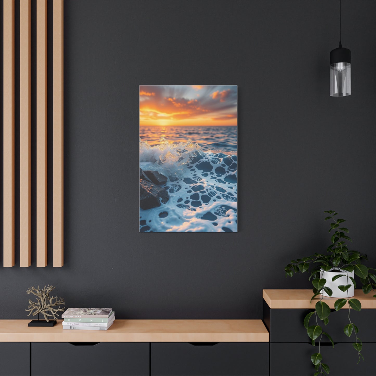 Celestial Tides Canvas wall art & canvas print