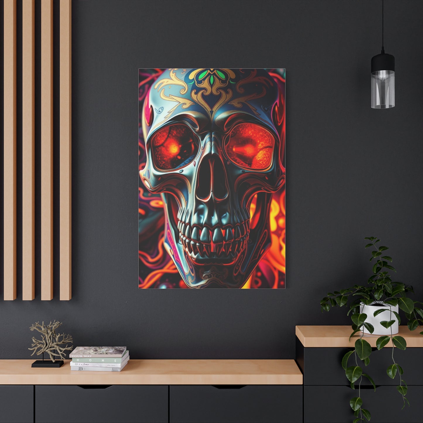 Luminous Skull Enigma Wall Art & Canvas Print