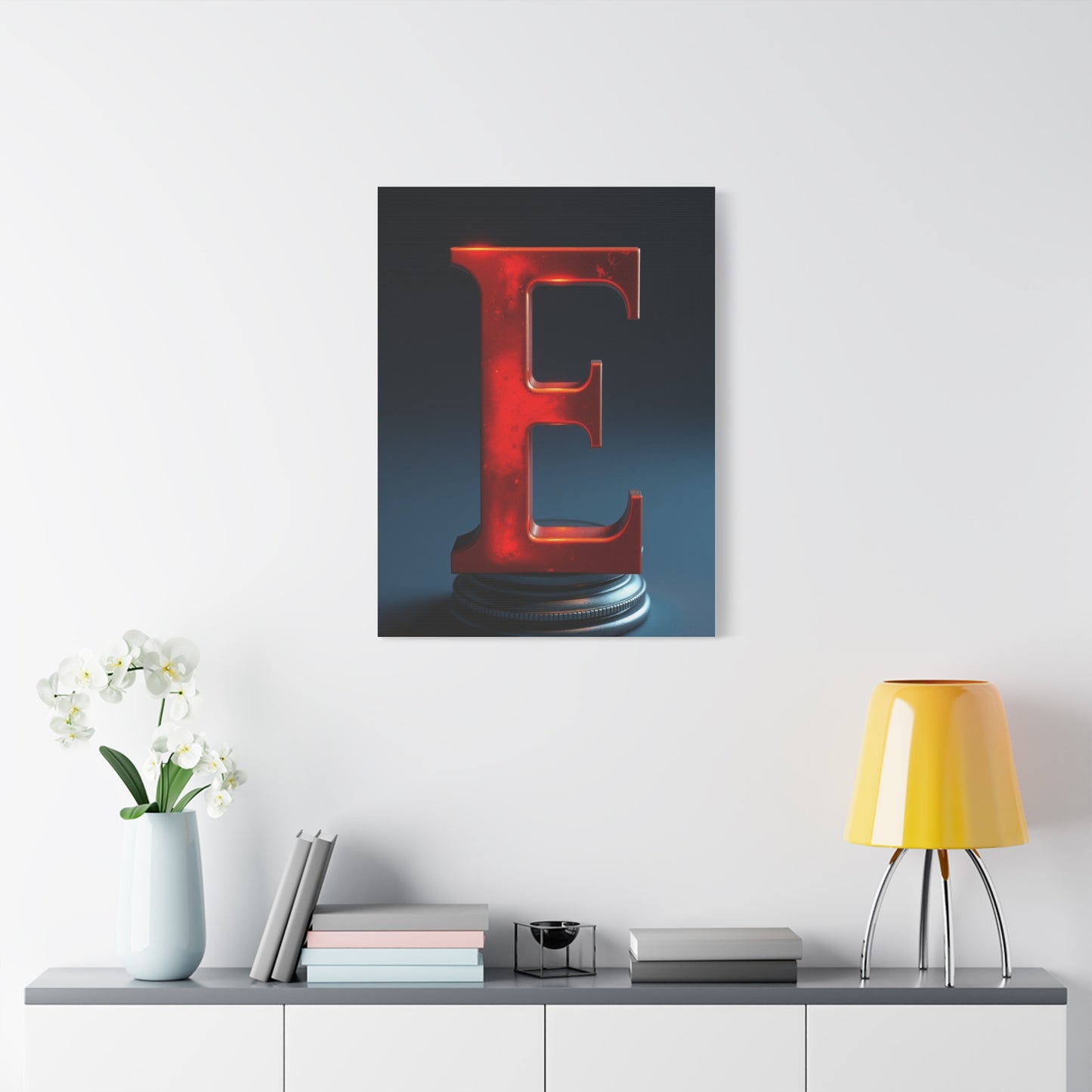 Vision The Letter E - Art Art Wall Art & Canvas Print