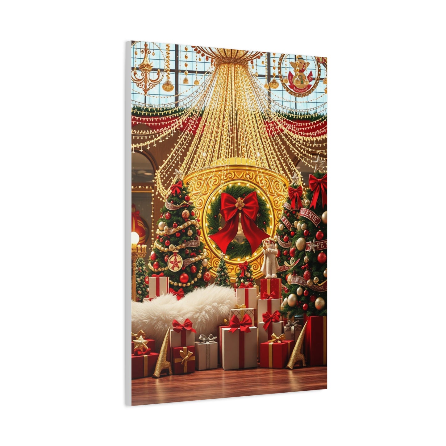 Opulent Holiday Splendor Canvas
