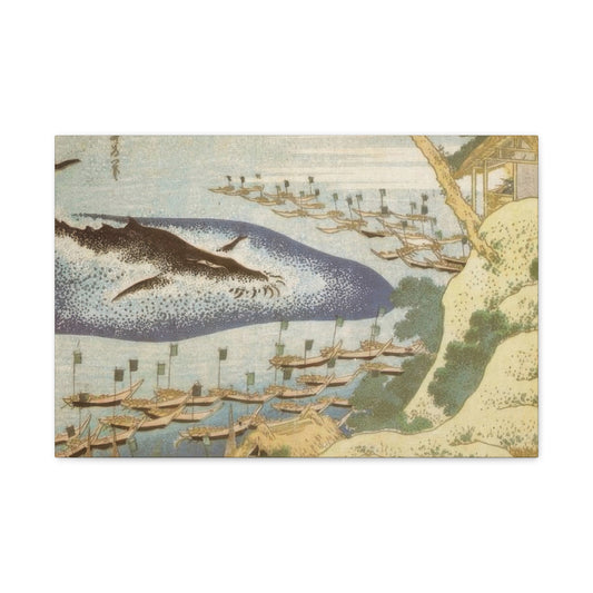 Katsushika Hokusai Whalling Off The Goto Islands Wall Art & Canvas Prints