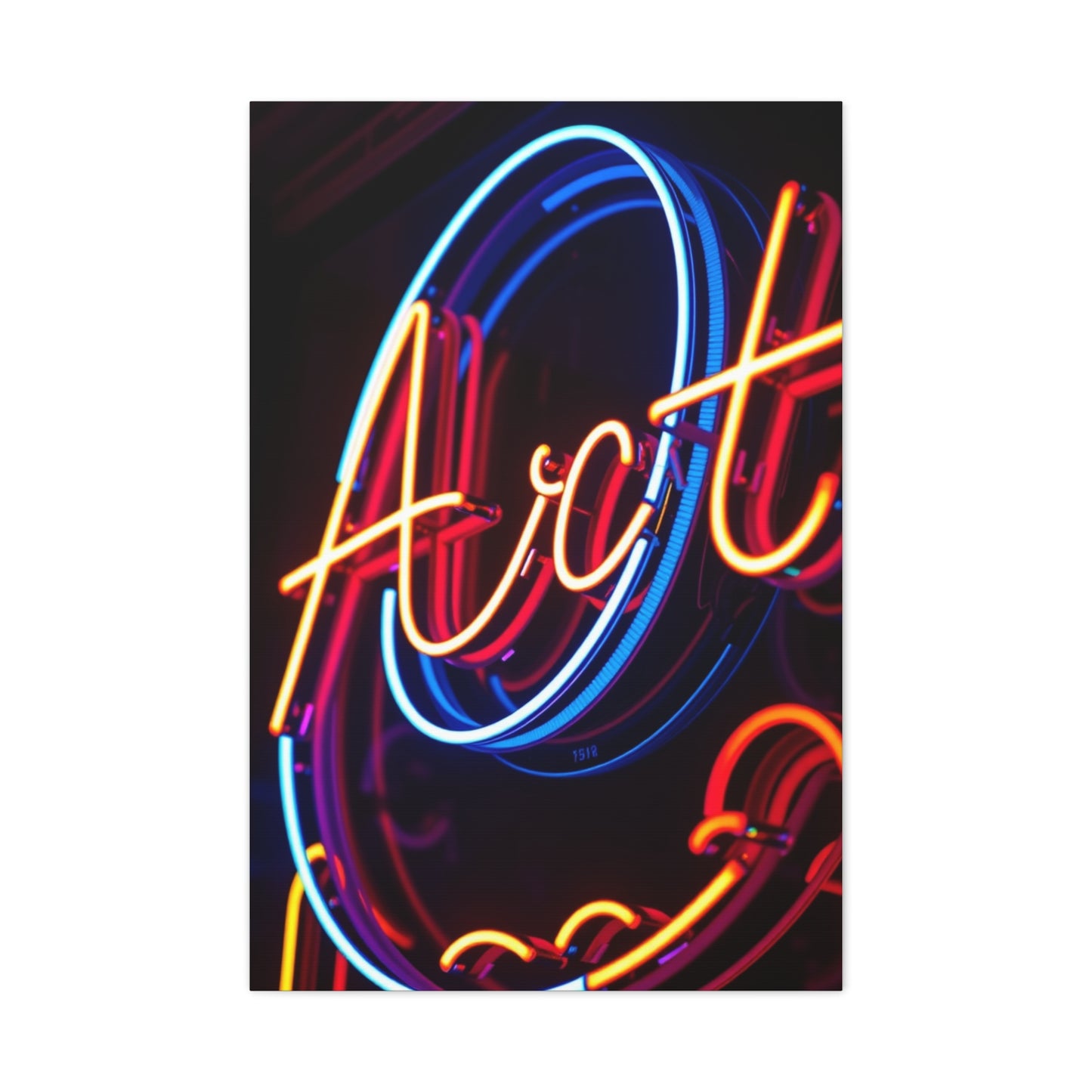 Ethereal Neon Reverie Wall Art & Canvas Print