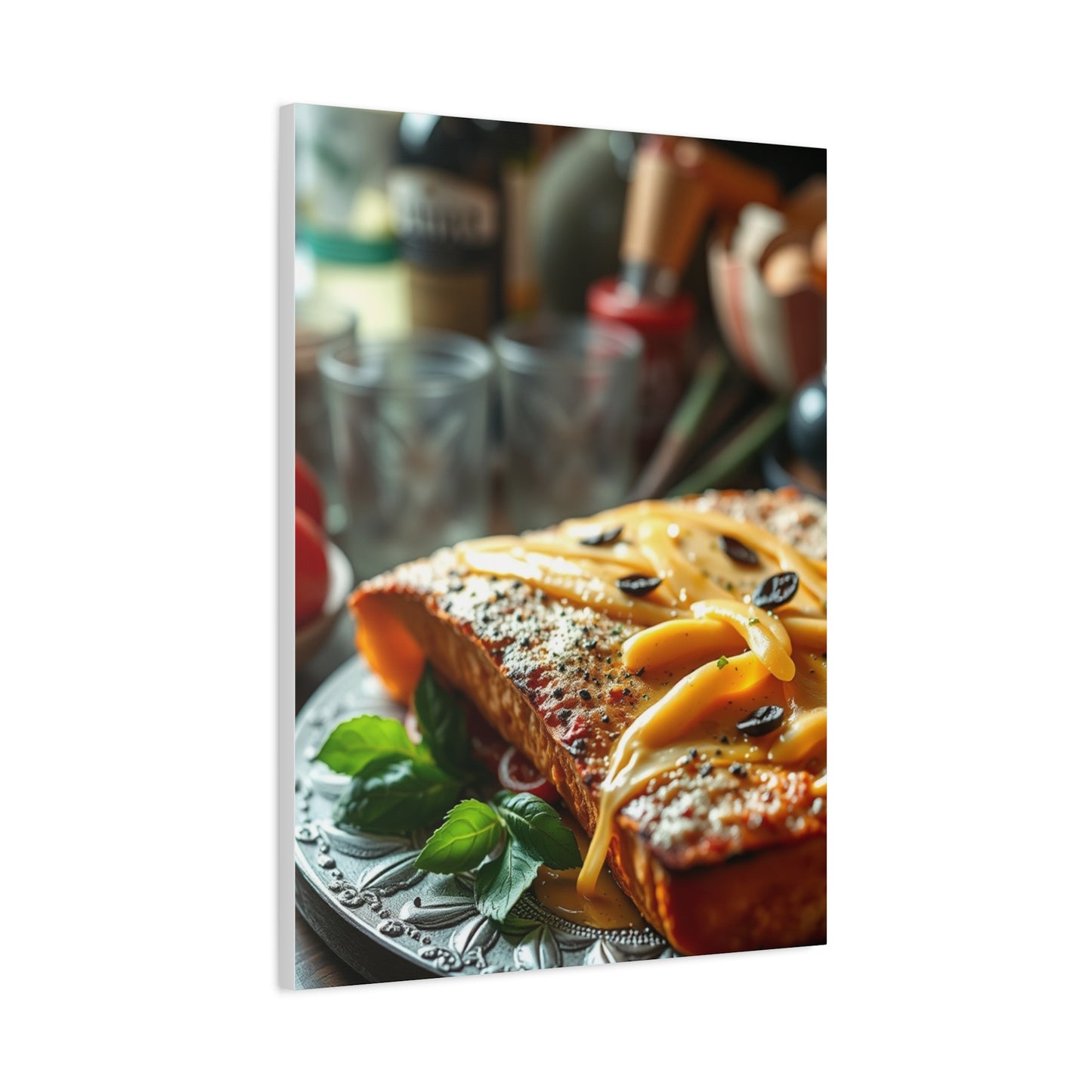 Italian Food Art Luxury Canvas Wall Art & Canvas Print
