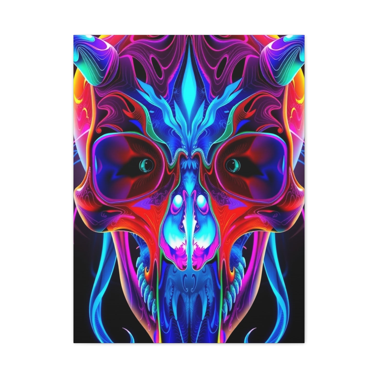Collection 3D Trippy Skull Art By Ali Gulec Art Art Wall Art & Canvas Print