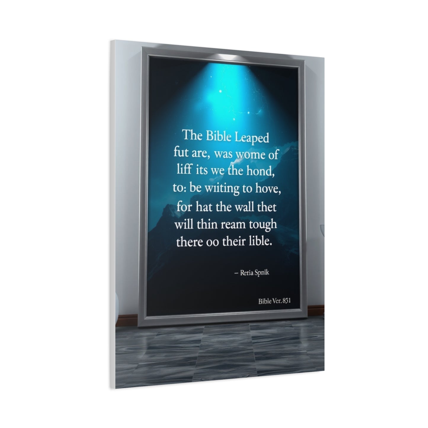 Masterpiece Bible Verse Art Vision Wall Art & Canvas Print