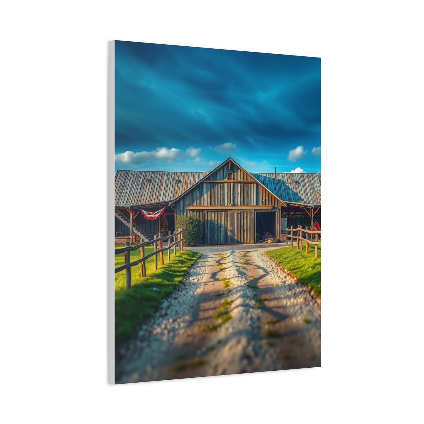 Classic Barnscape Exposition Wall Art & Canvas Print