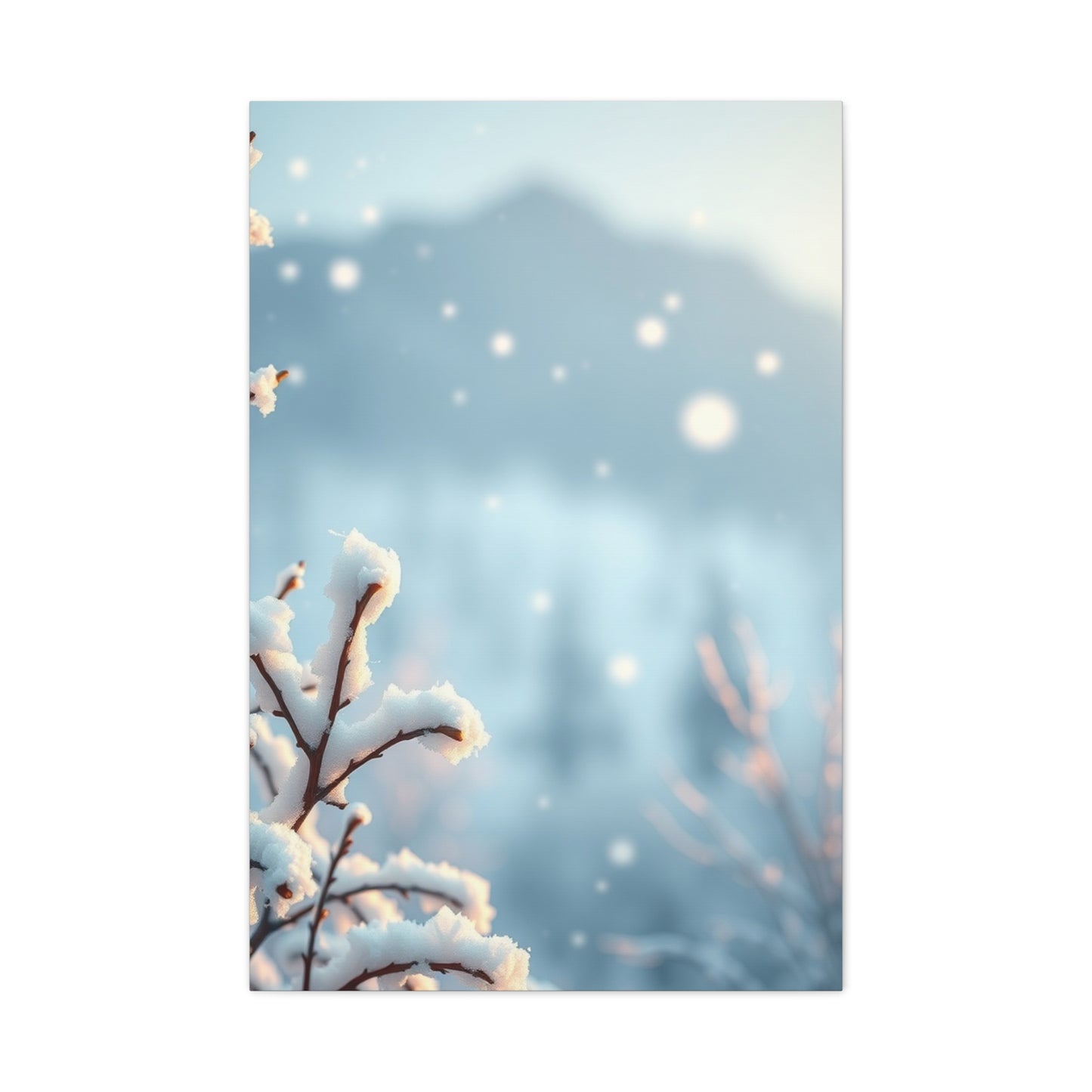 Crystalline Season Canvas Wall Art & Canvas Print