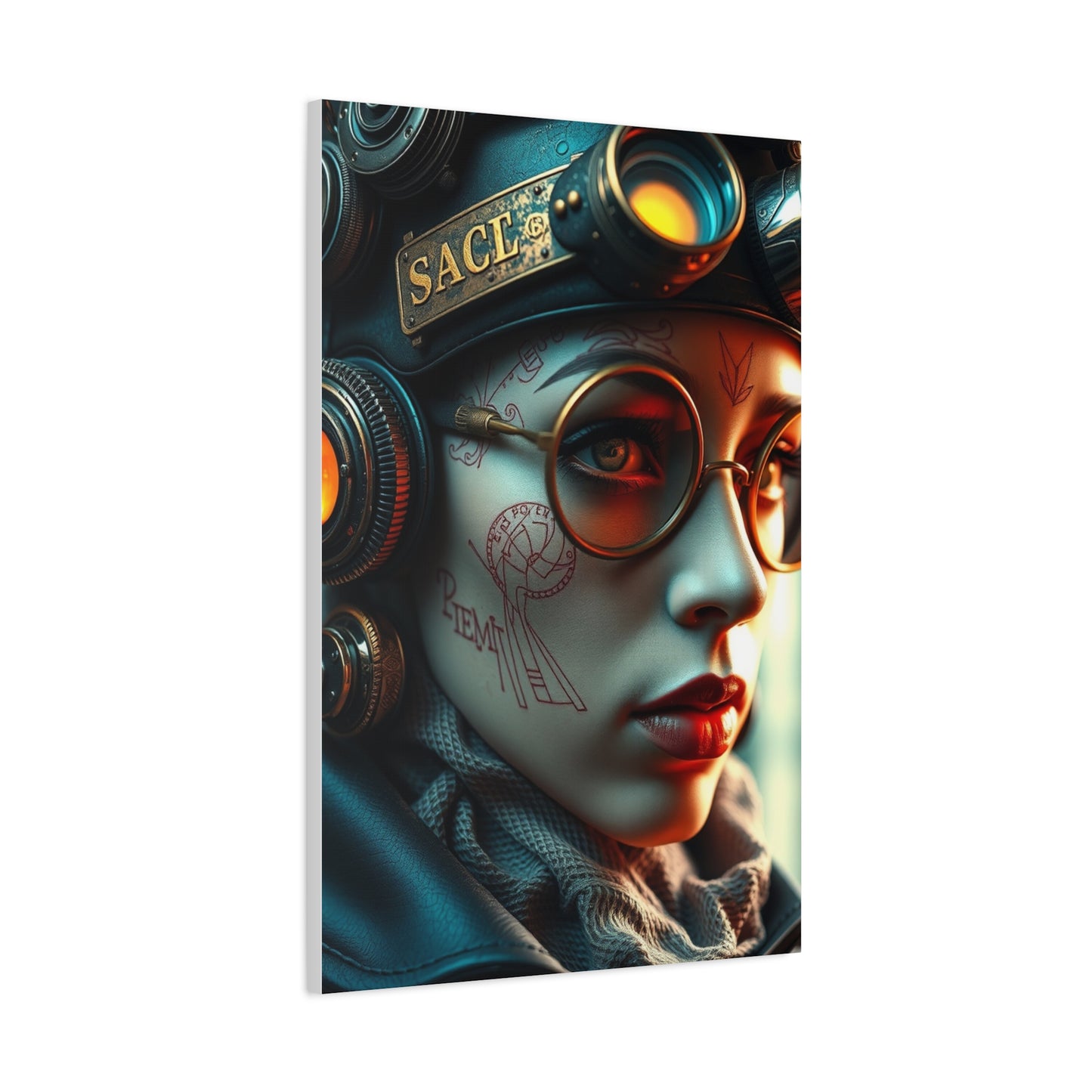 Retro-Futurist Opulence Art wall art & canvas print