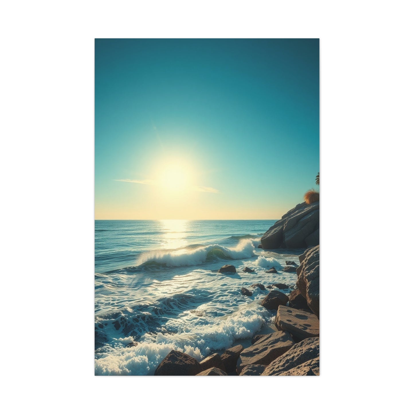 Azure Tides Masterpiece Wall Art & Canvas Print