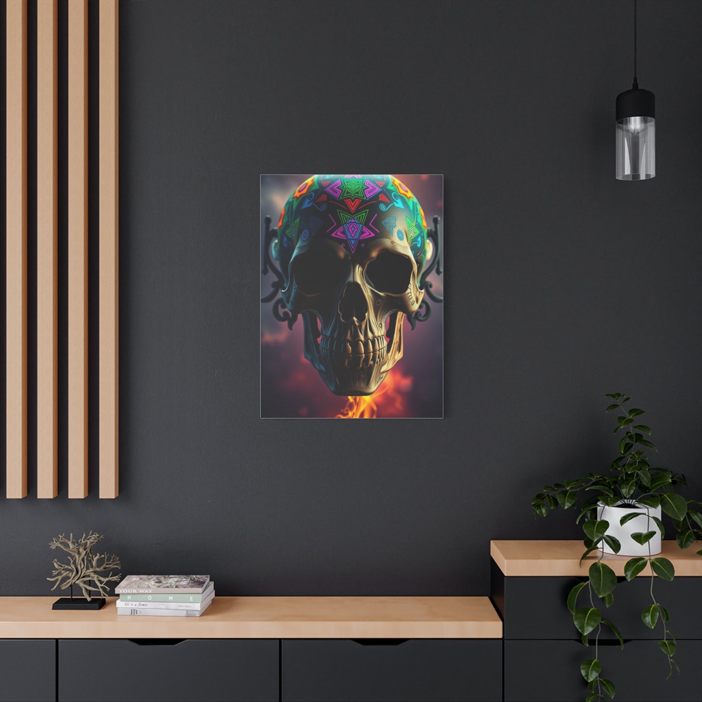 Vivid Skull Reverie Wall Art & Canvas Print