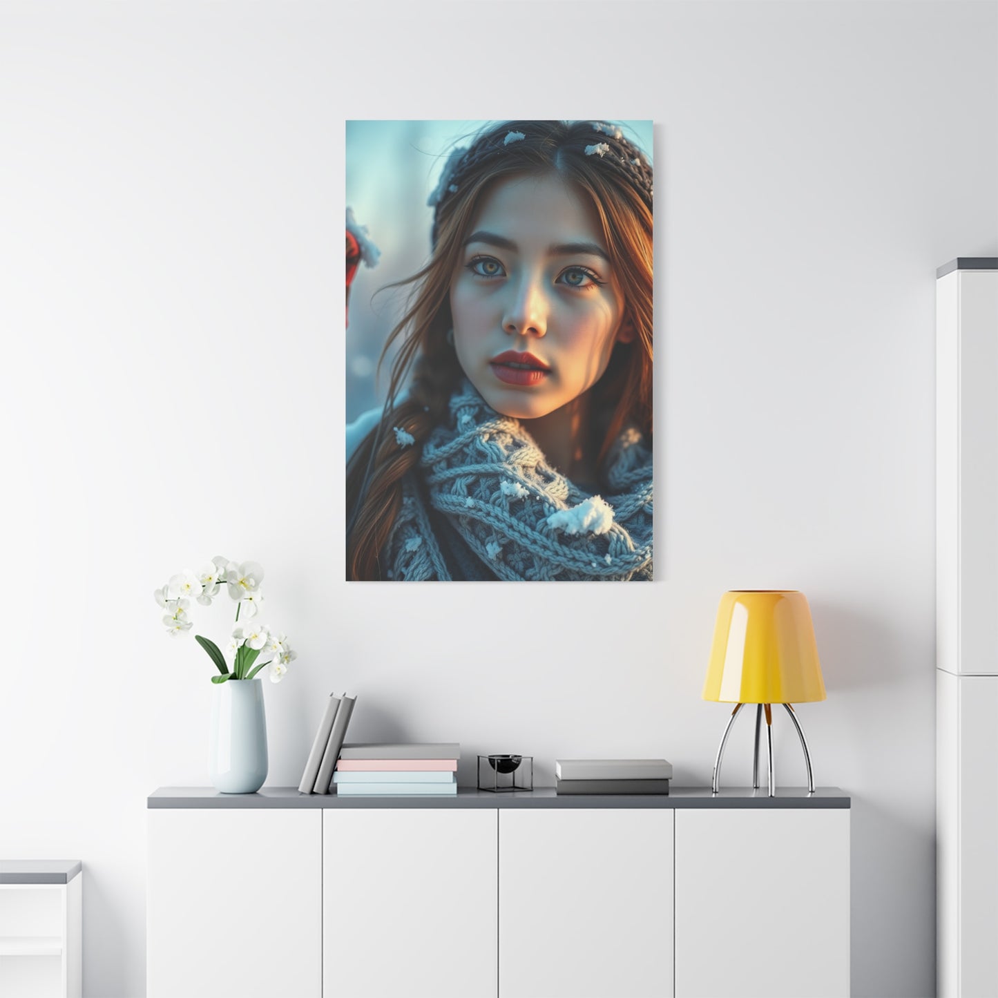 Silent Snowfall Elegance Wall Art & Canvas Print