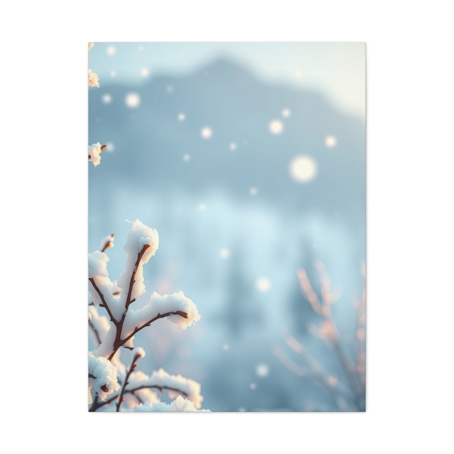 Crystalline Season Canvas Wall Art & Canvas Print