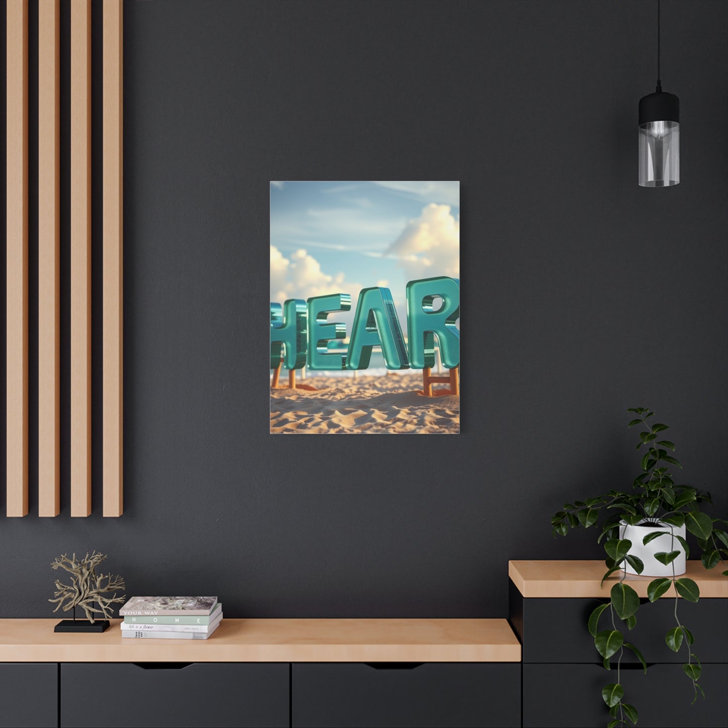 Sublime Beachfront Tableau Wall Art & Canvas Print