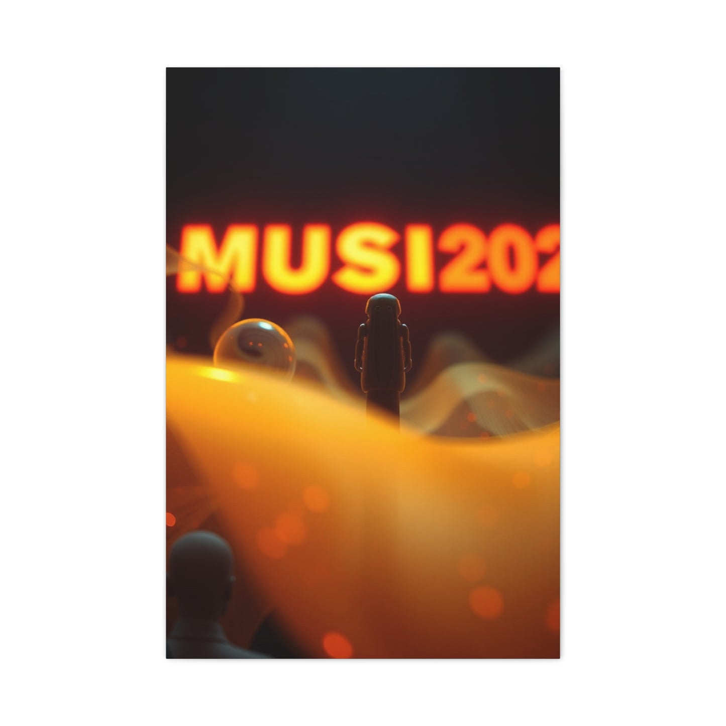 Melodic Harmony Canvas Wall Art & Canvas Print