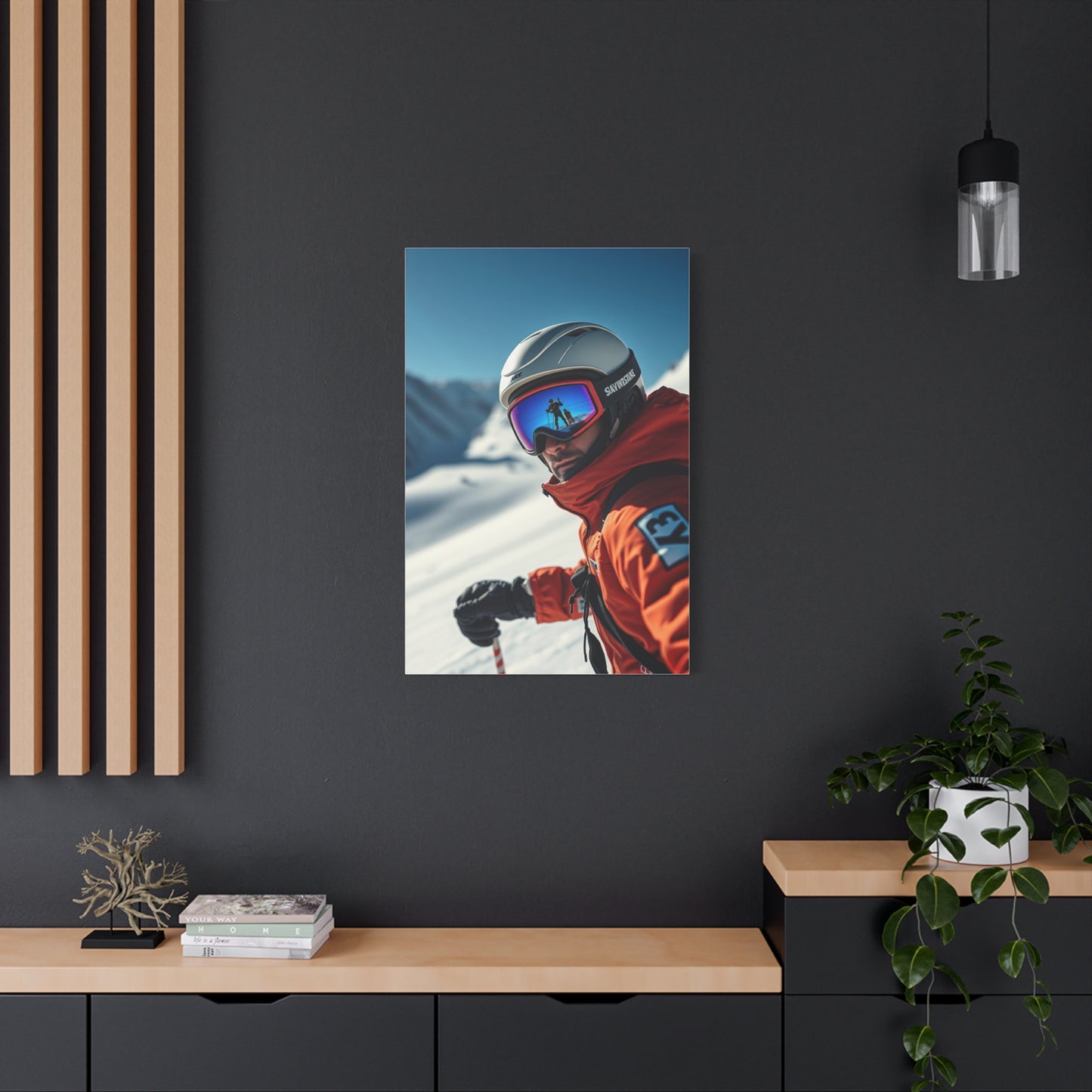 Vision Skiing Art Art Wall Art & Canvas Print