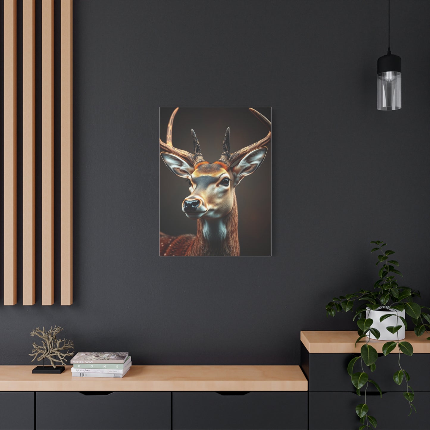 Luminous Buck Composition Wall Art & Canvas Print