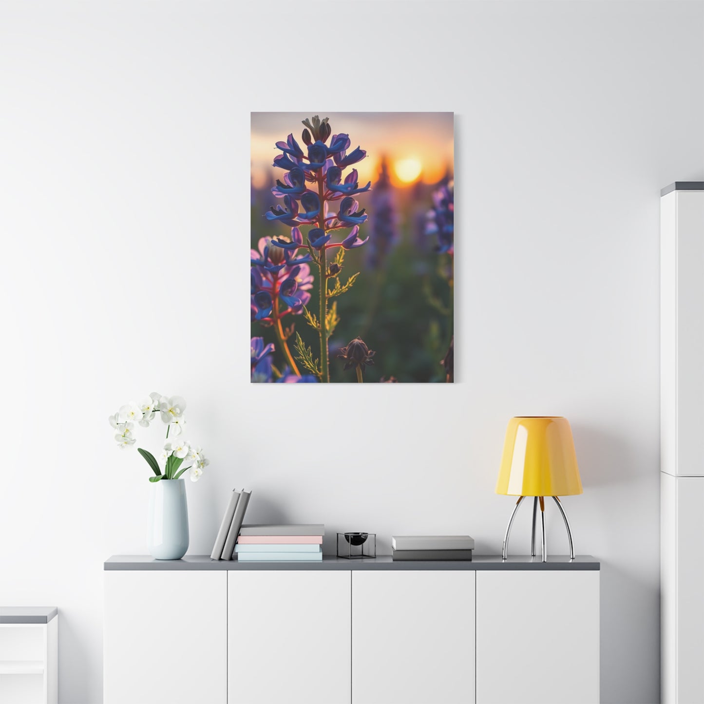 Vision Bluebonnet Flower Art Art Wall Art & Canvas Print