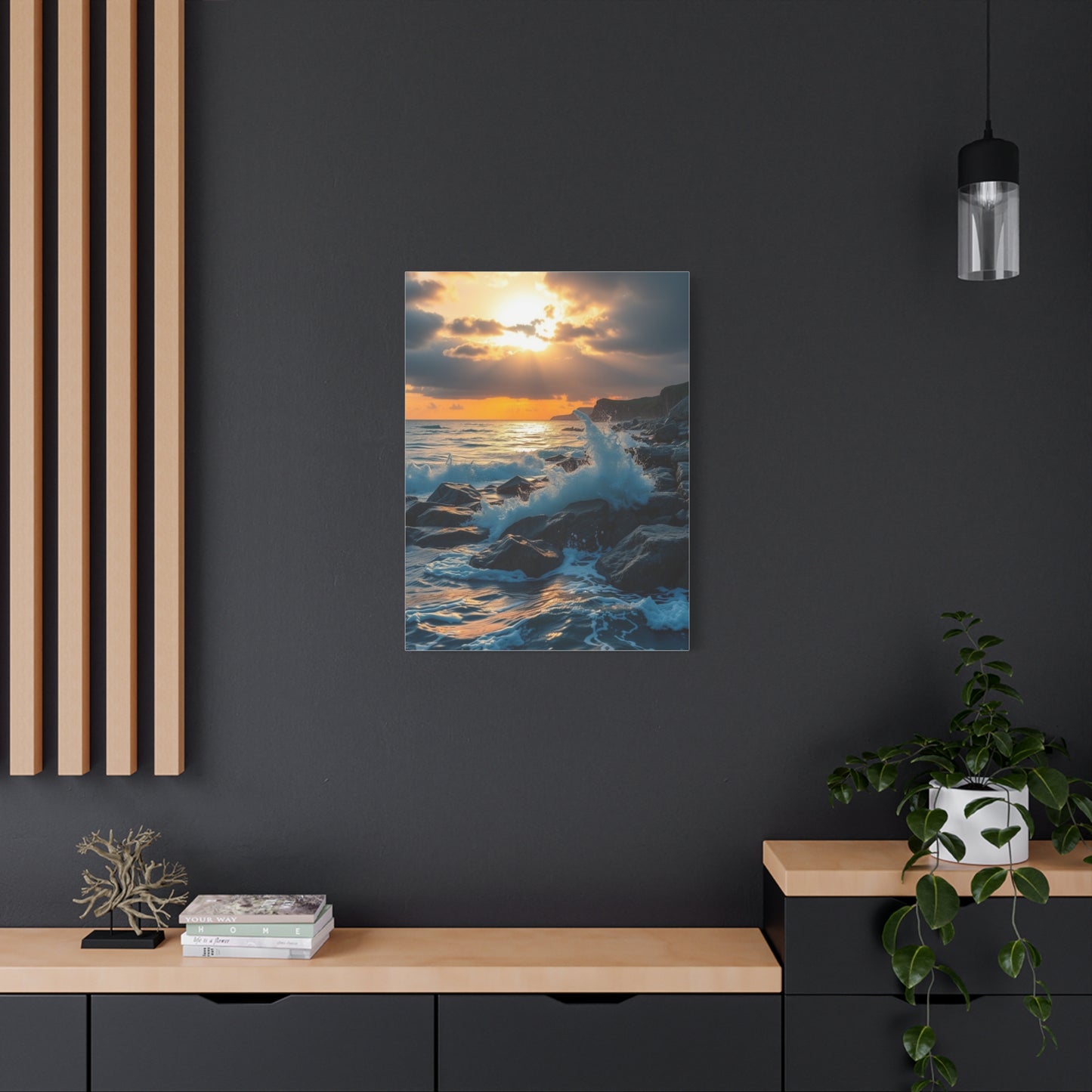 Coastal Whisper Tapestry Wall Art & Canvas Print