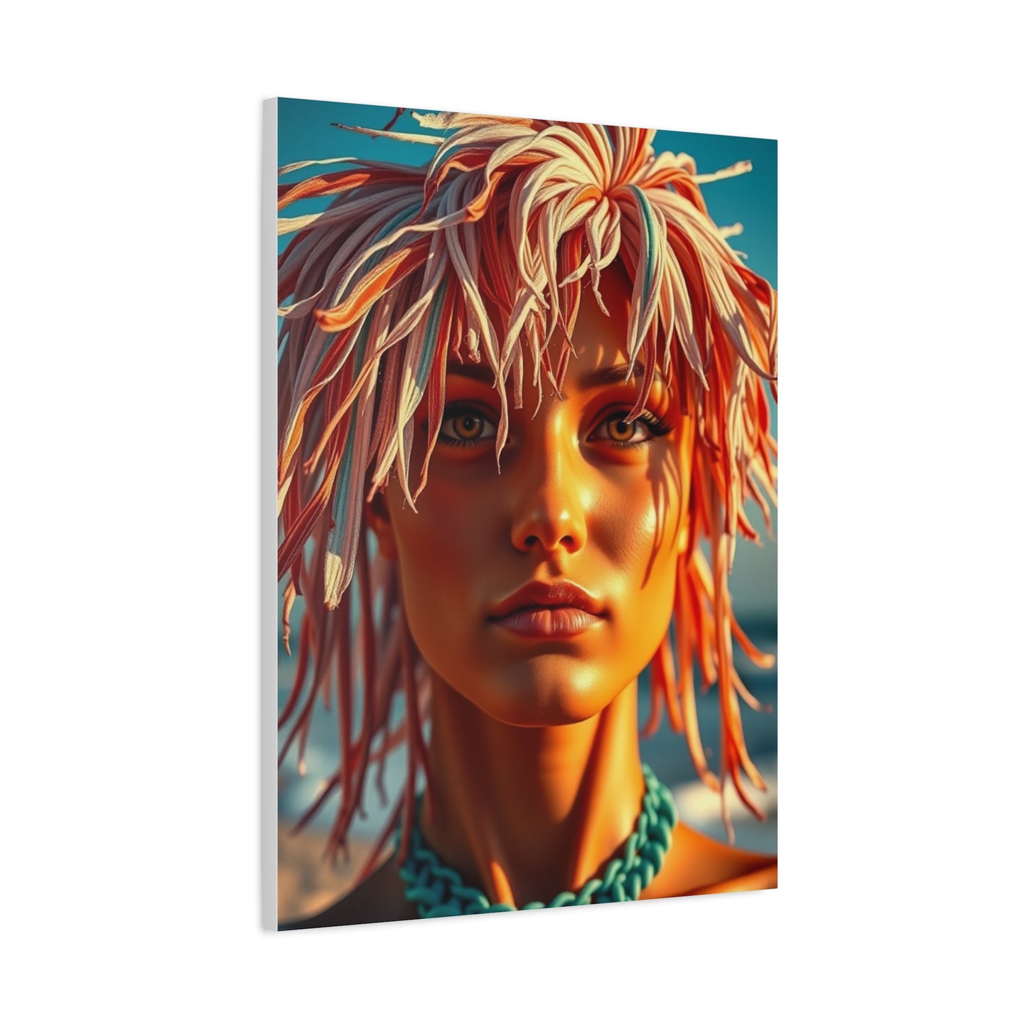 Sunlit Seascape Elegance Wall Art & Canvas Print