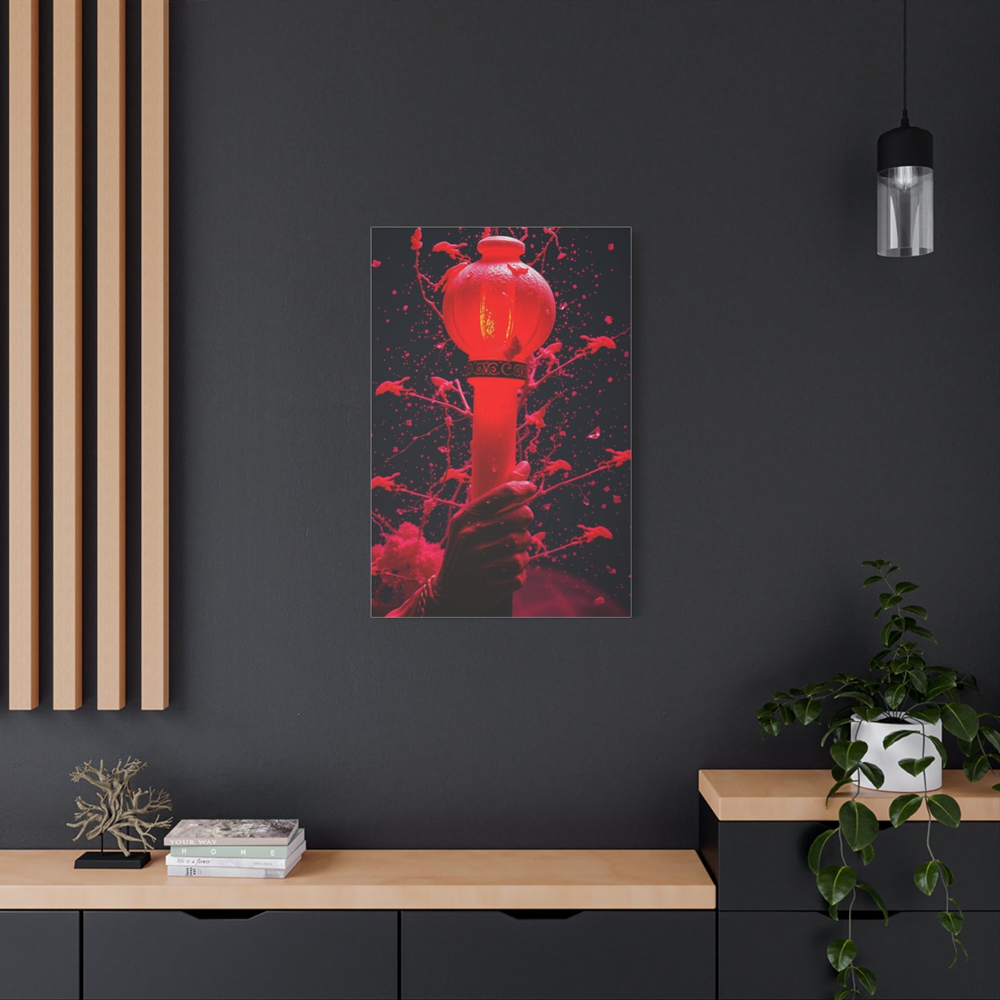 Ruby Euphoria Painting Wall Art & Canvas Print